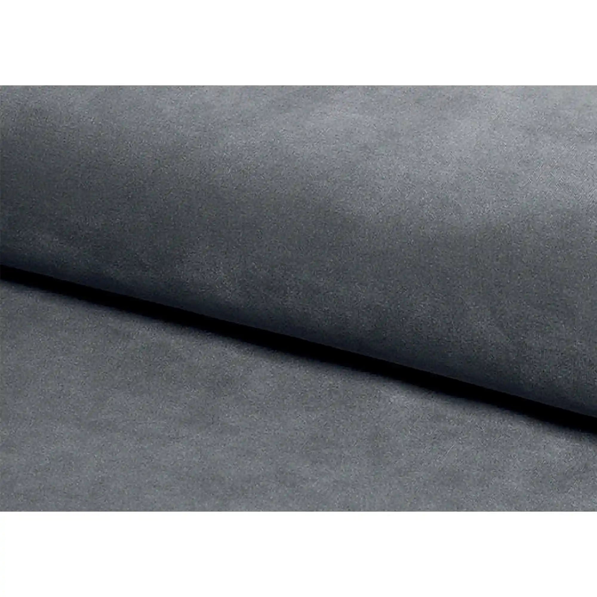 Canapea KIER 2, stofa catifelata gri - Bluvel 14, 136x75x90 cm