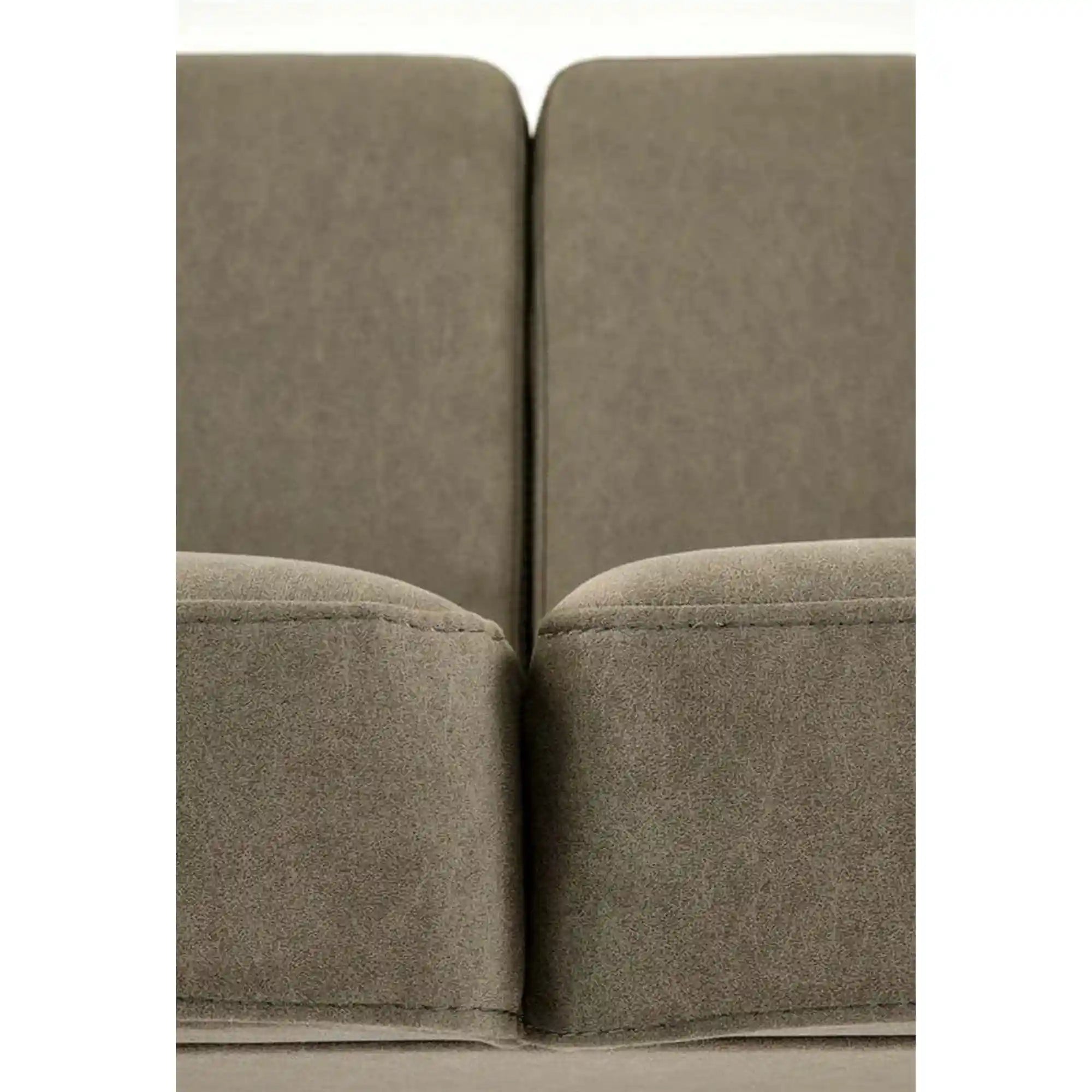 Canapea MILANO 2S, stofa catifelata verde olive - Castel 39, 120x77x77 cm