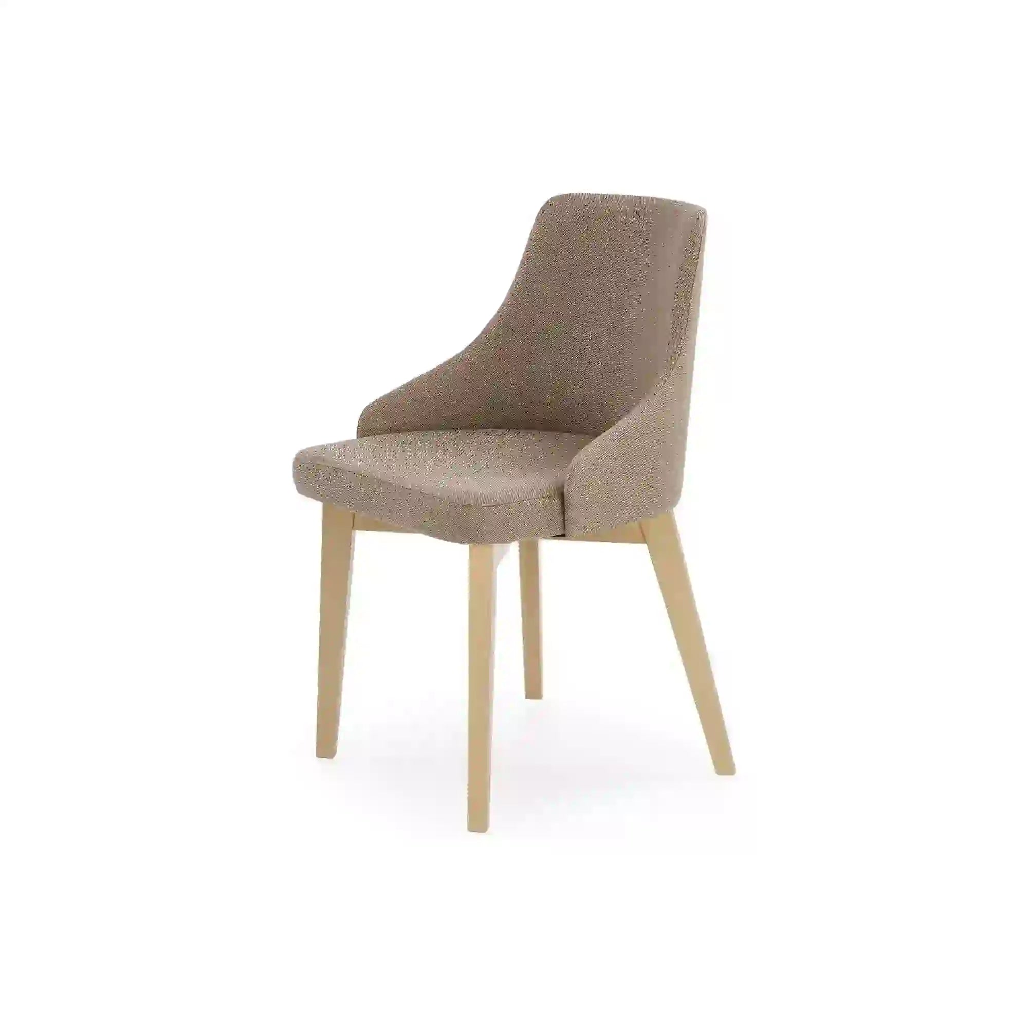 Scaun tapitat stofa bej Toledo, 55X51X82 CM