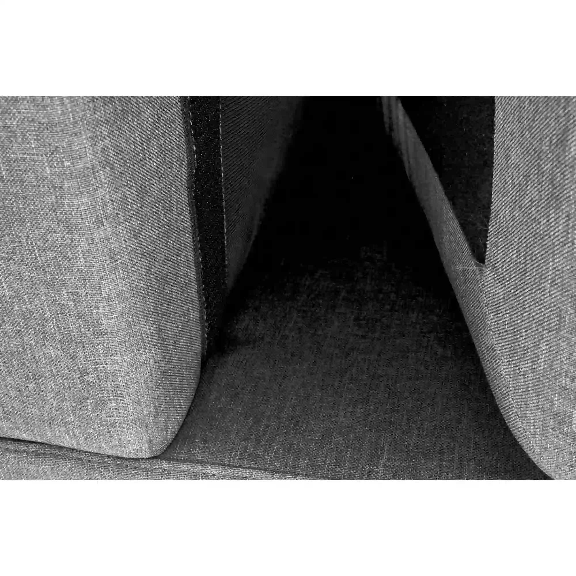 Canapea GERSON, gri, stofa clasica/polipropilena, 180x130x80 cm