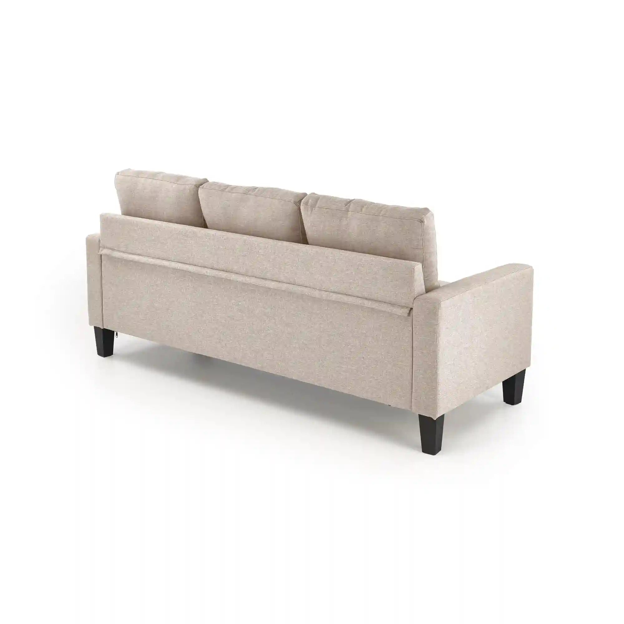 Canapea GERSON, bej, stofa clasica/polipropilena, 180x130x80 cm
