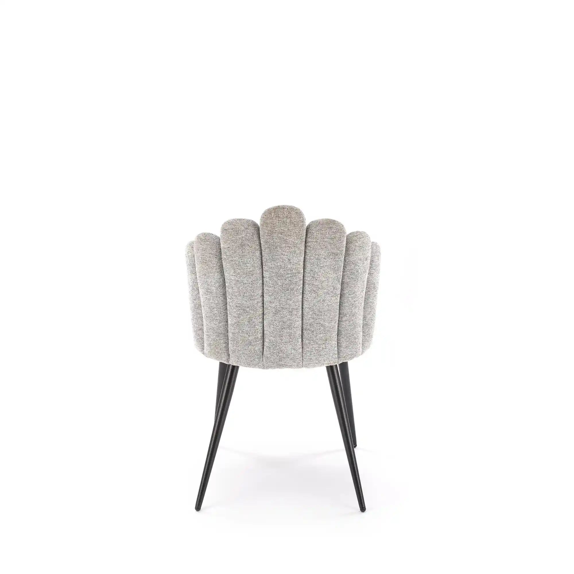 Scaun K552, gri/negru, stofa clasica/metal, 53x53x83 cm