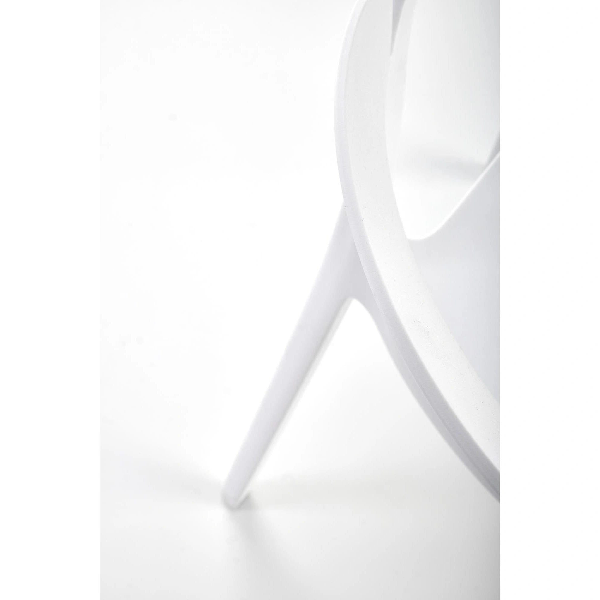 Scaun K491, alb, polipropilena, 60x56x76 cm