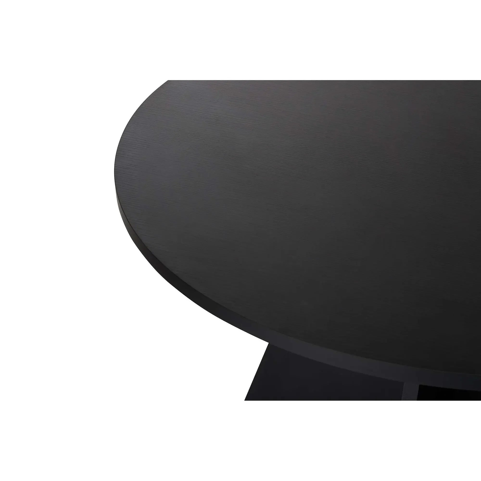 Masa VIRELLA, negru, PAL, 120x120x75 cm