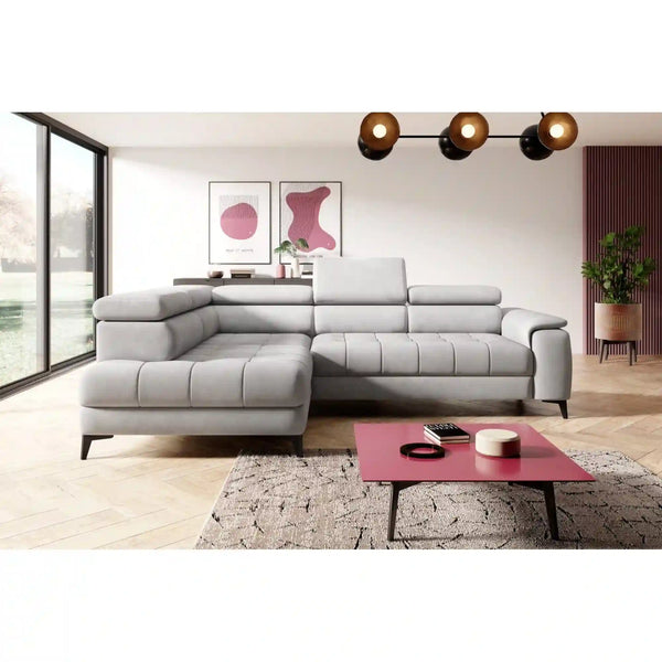 Coltar CHIVAS, personalizabil materiale Gama Premium, cu reglaj electric si tetiere reglabile, 278x197x98 cm