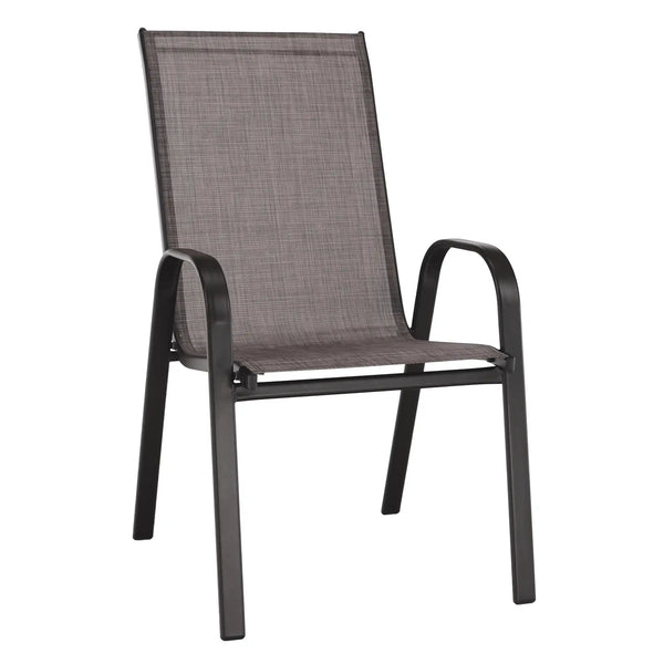 Scaun ALDERA, maro, stofa/otel, 54x72x96 cm