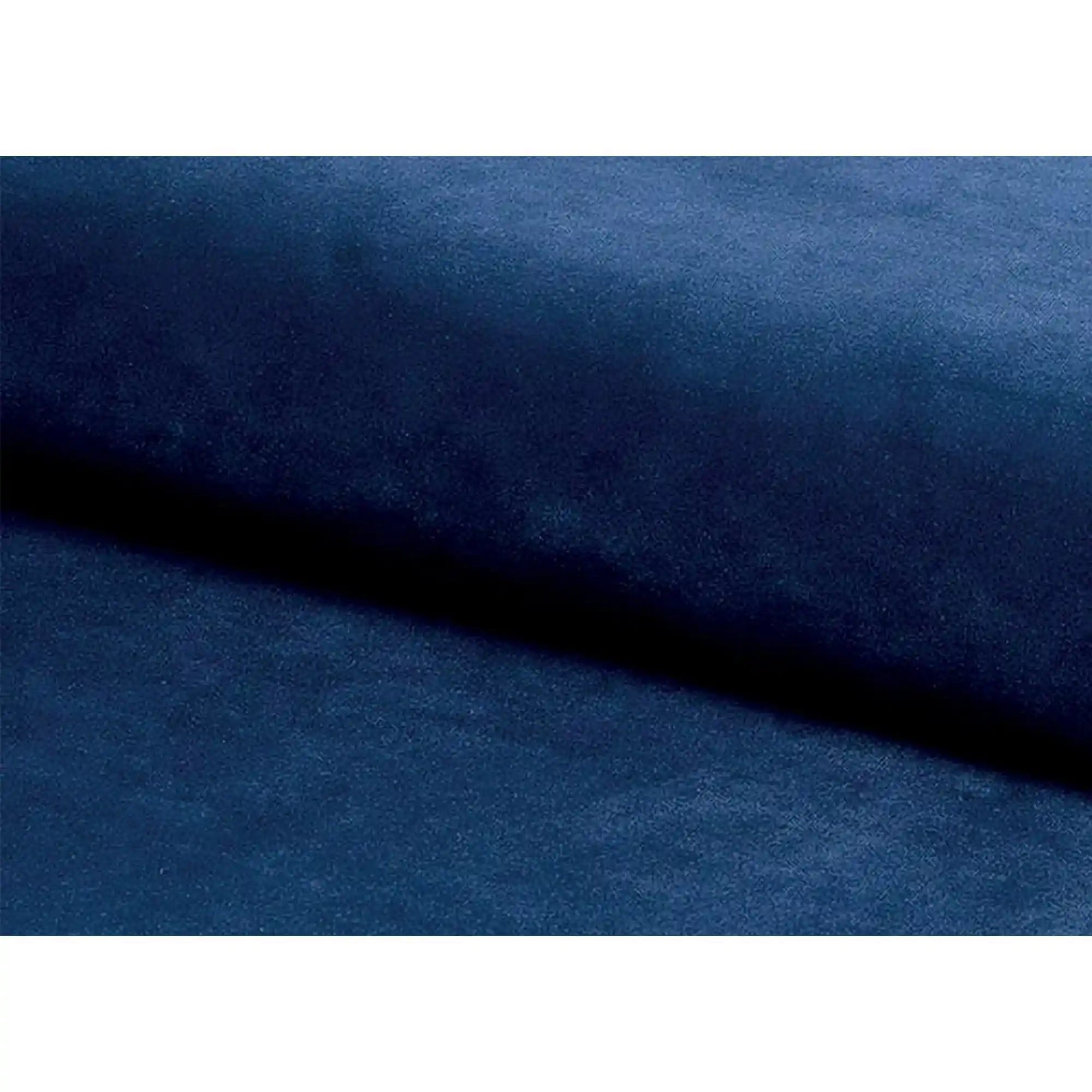 Taburet LORI 2, stofa catifelata albastru inchis - Bluvel 86, 76x39x34 cm
