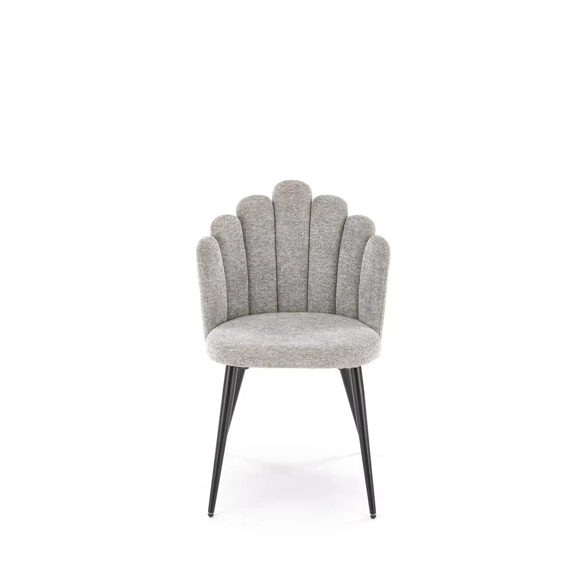 Scaun K552, gri/negru, stofa clasica/metal, 53x53x83 cm