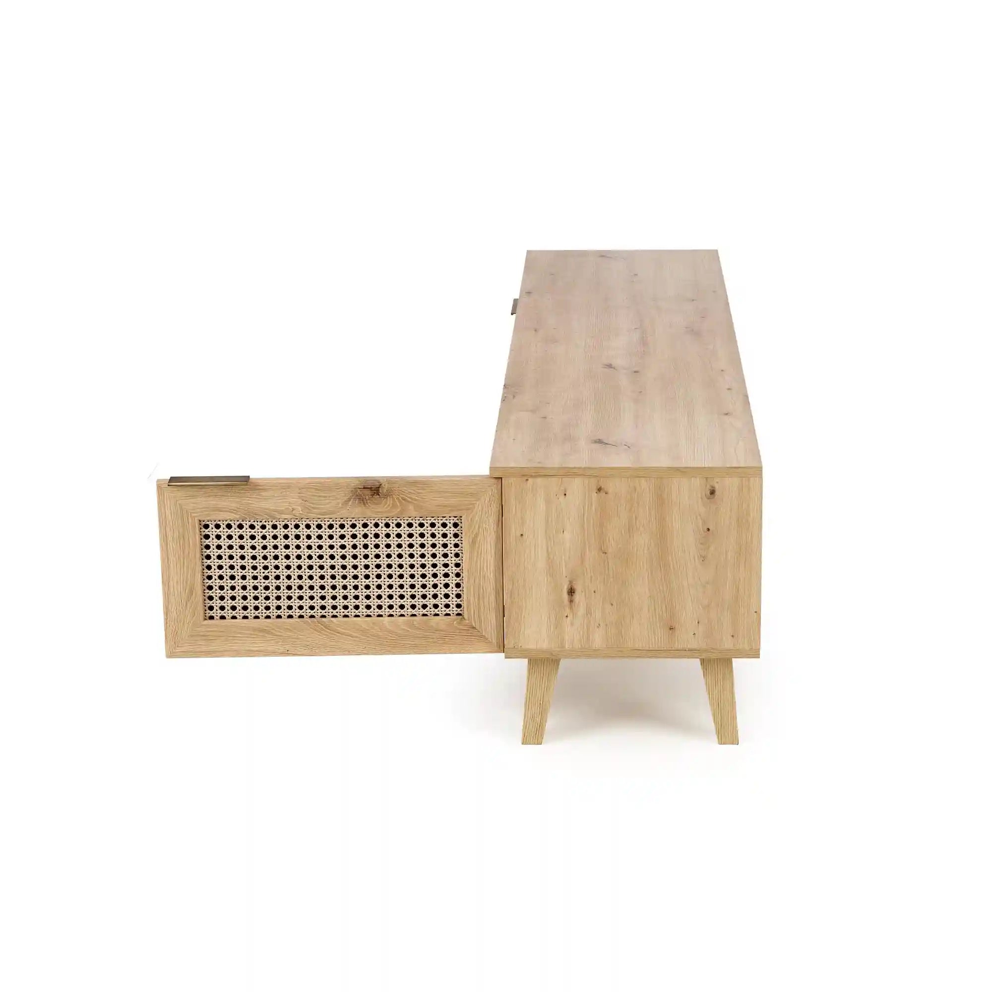 Comoda TV BORNEO, stejar artisan, PAL laminat, 150x40x45 cm