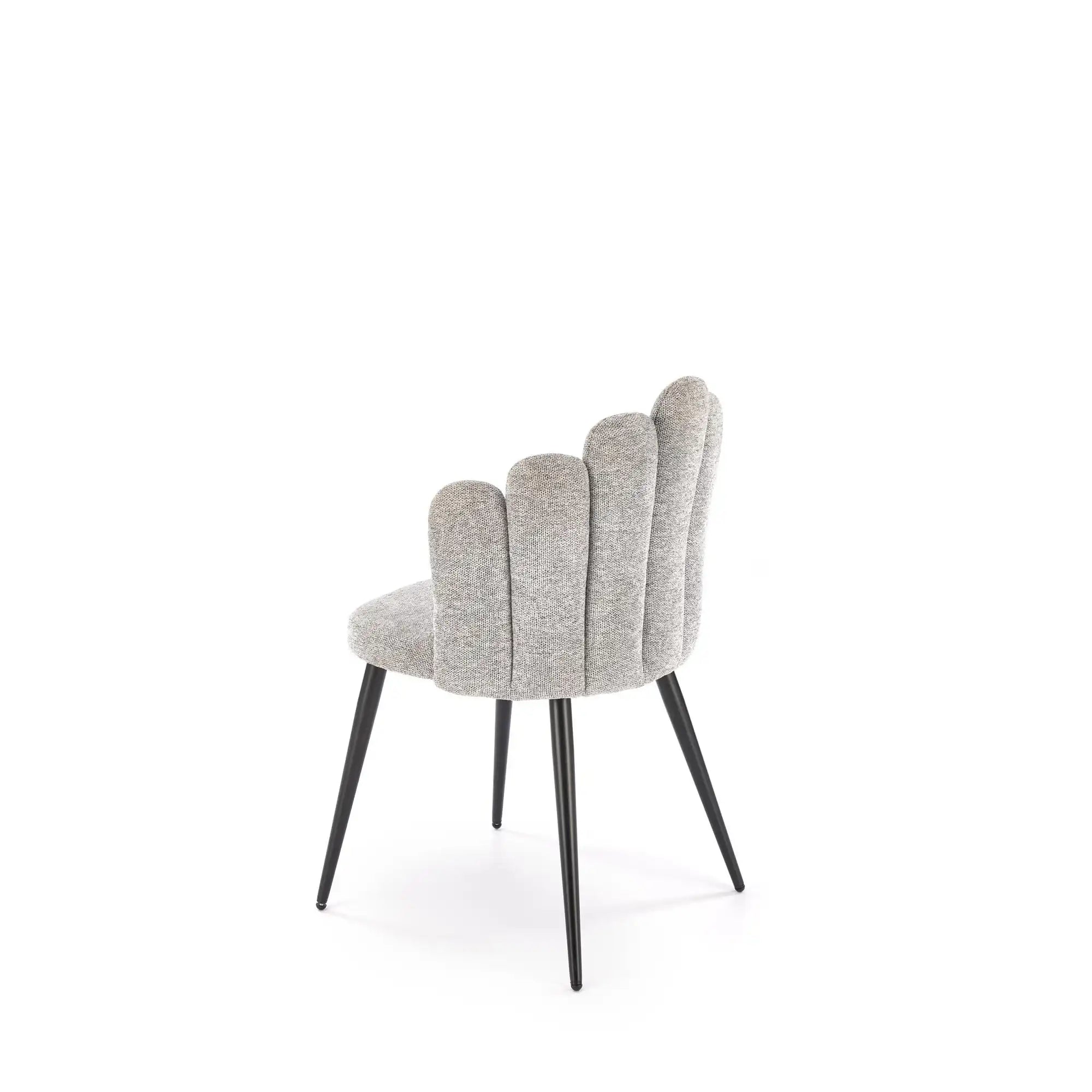 Scaun K552, gri/negru, stofa clasica/metal, 53x53x83 cm