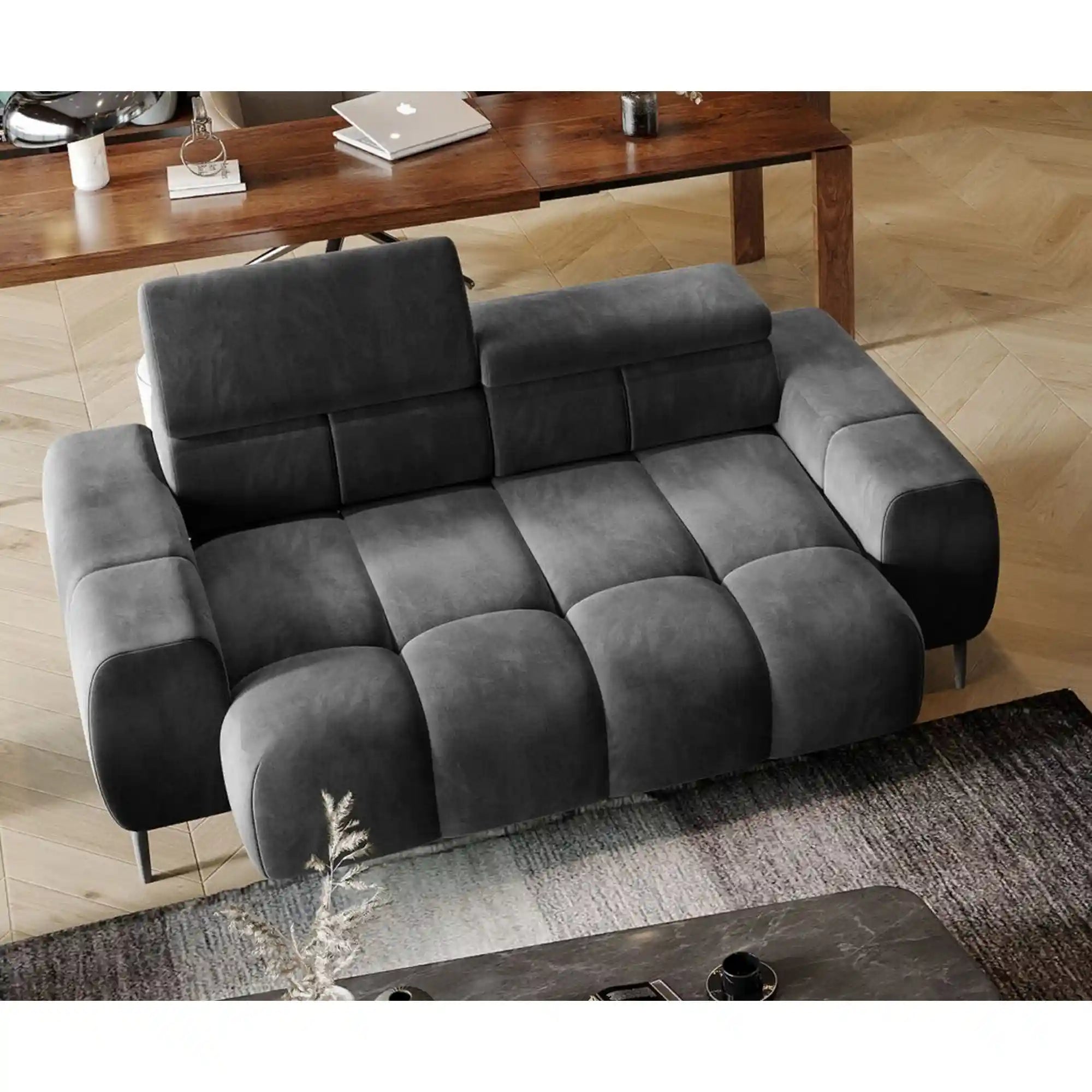 Canapea Plaza 2, personalizabil materiale gama Premium, cu reglaj electric, 192x105x99/76 cm