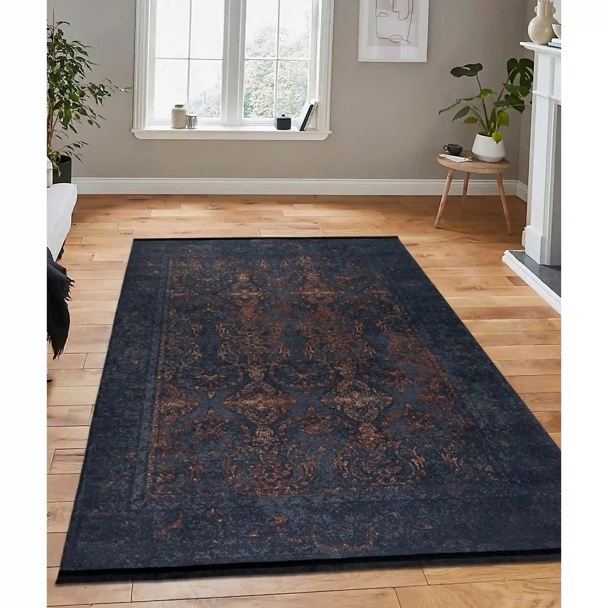 Covor 1013, 80x150 cm, forma dreptunghiulara, tesatura catifelata, multicolor