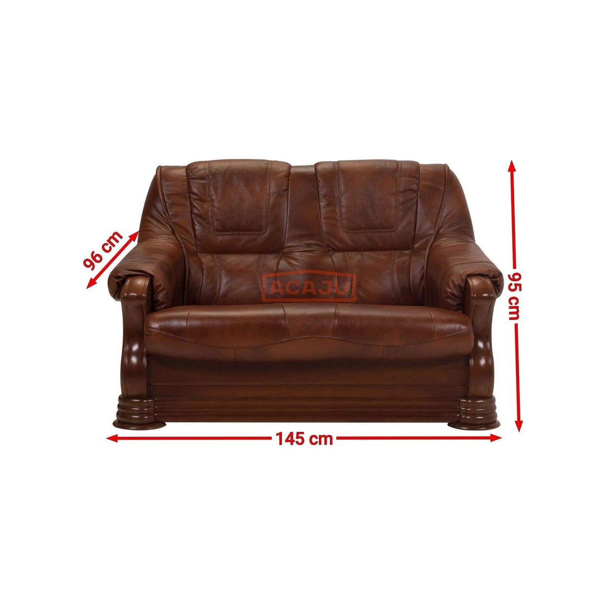 PARMA 321 pachet special FIX (canapea 3 locuri fixa, canapea 2 locuri fixa, fotoliu fix din piele naturala Madras)