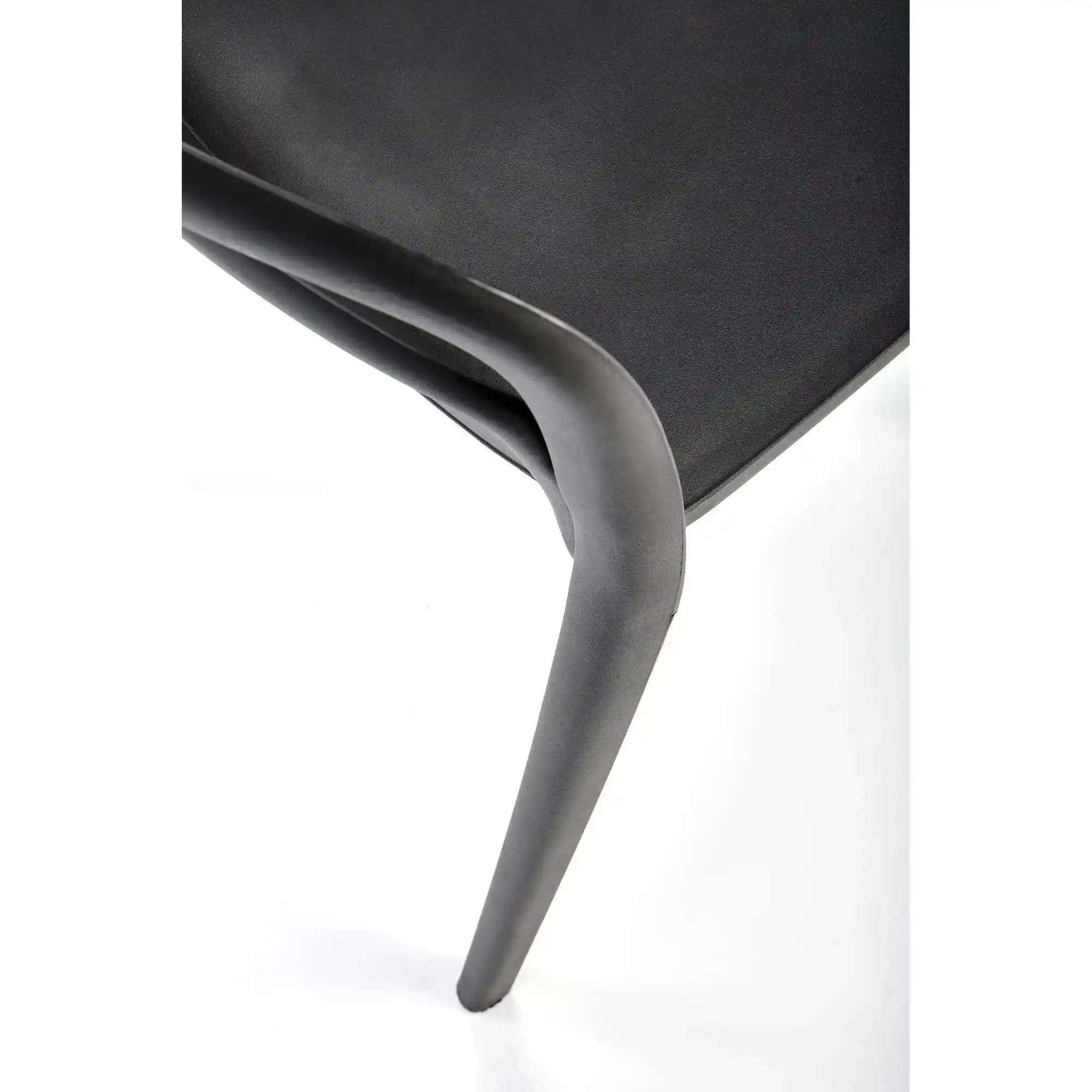 Scaun K490, negru, polipropilena, 46x55x80 cm