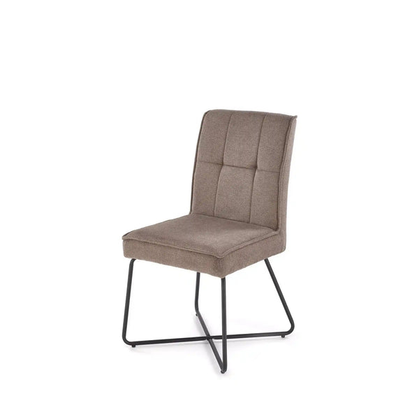 Scaun K534, gri/negru, stofa clasica/metal, 50x60x90 cm