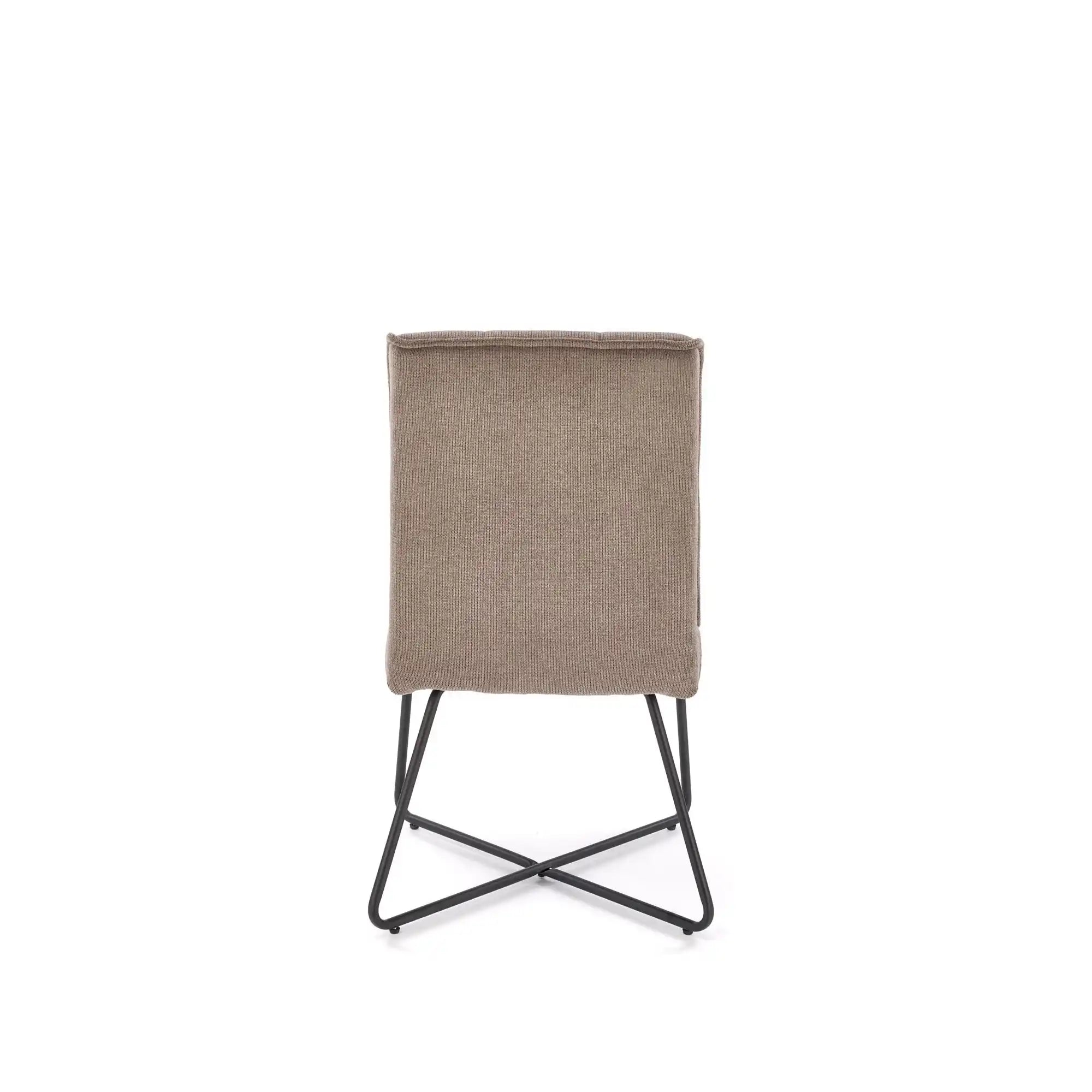 Scaun K534, gri/negru, stofa clasica/metal, 50x60x90 cm