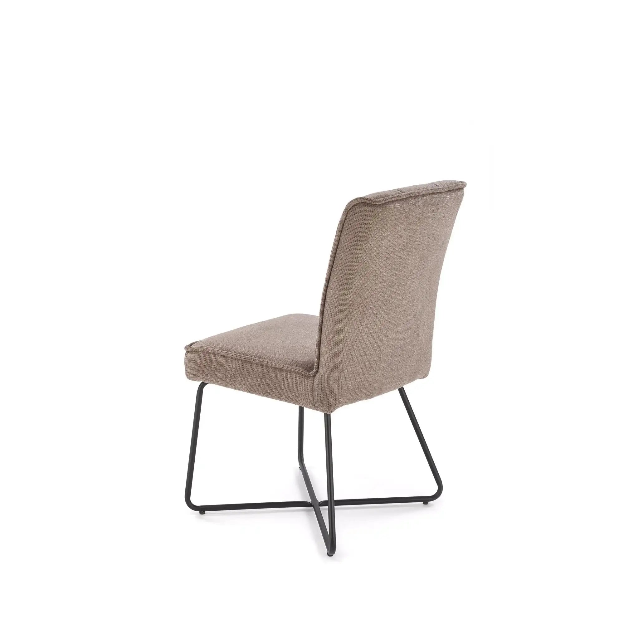 Scaun K534, gri/negru, stofa clasica/metal, 50x60x90 cm