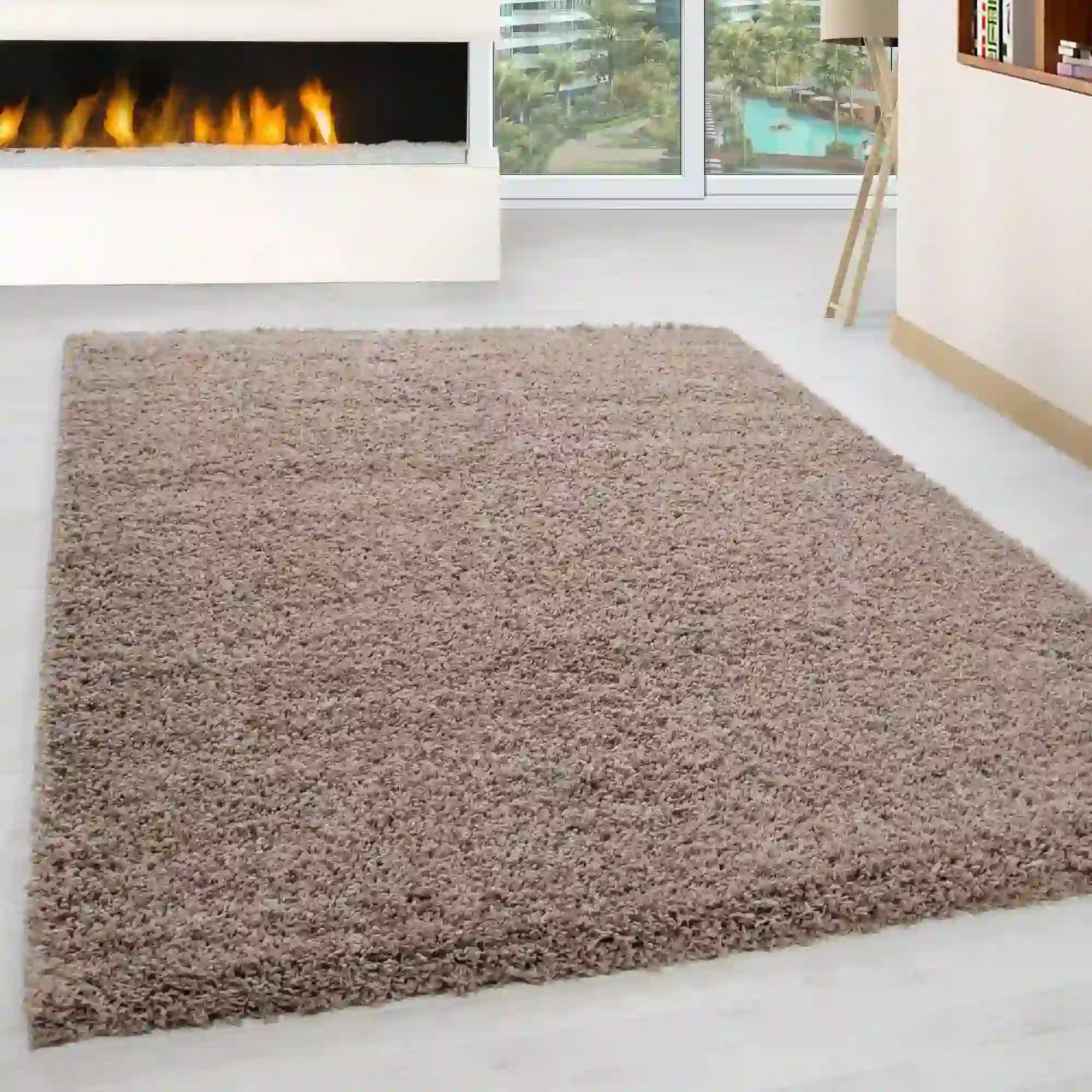 Covor LIFE, 100x200 cm, forma dreptunghiulara, polipropilena, bej, 1500