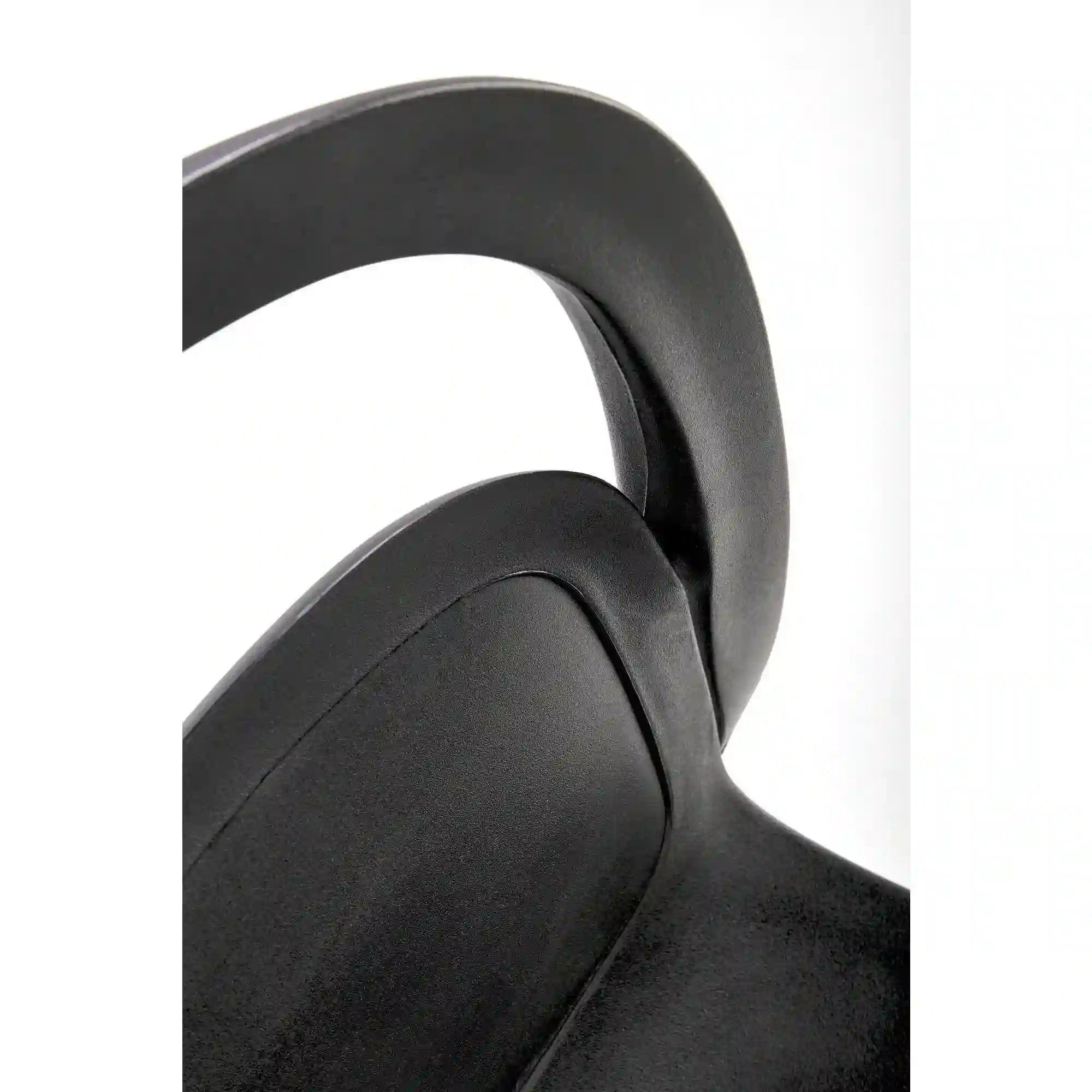 Scaun K490, negru, polipropilena, 46x55x80 cm