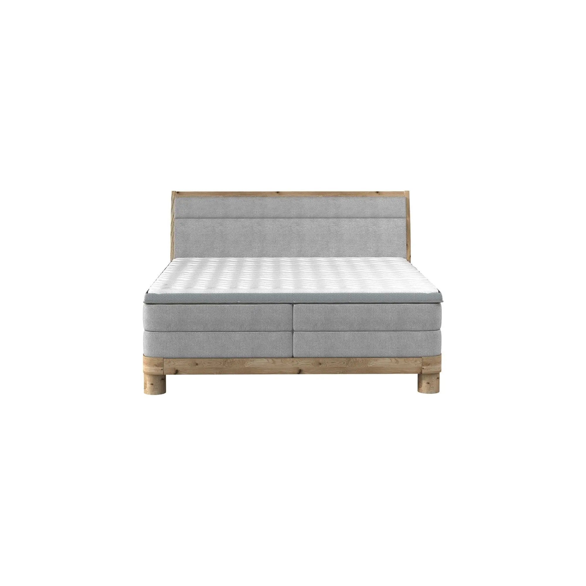 Pat boxspring DONNA 180x200, personalizabil materiale gama Premium, cu saltea si topper