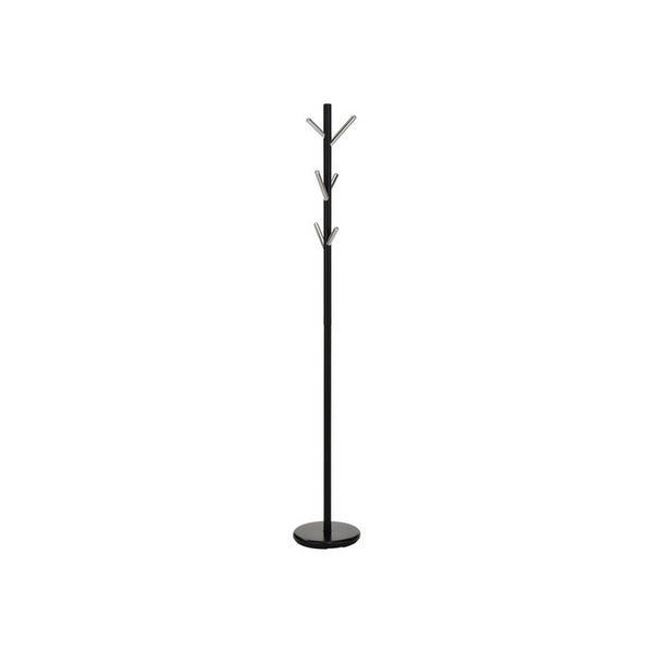 Cuier pom ALLEN, negru/crom, metal, 28x176 cm