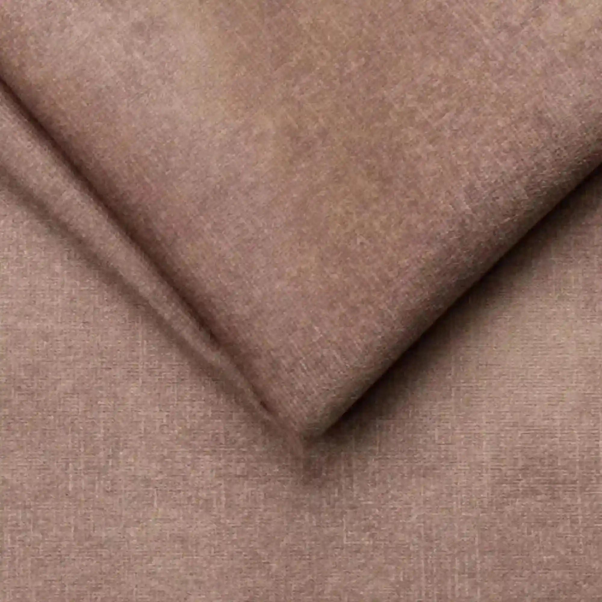 Coltar extensibil MOLINA MINI, sezlong dreapta, stofa catifelata maro - Palladium 04, cu lada depozitare, 277x189x90 cm