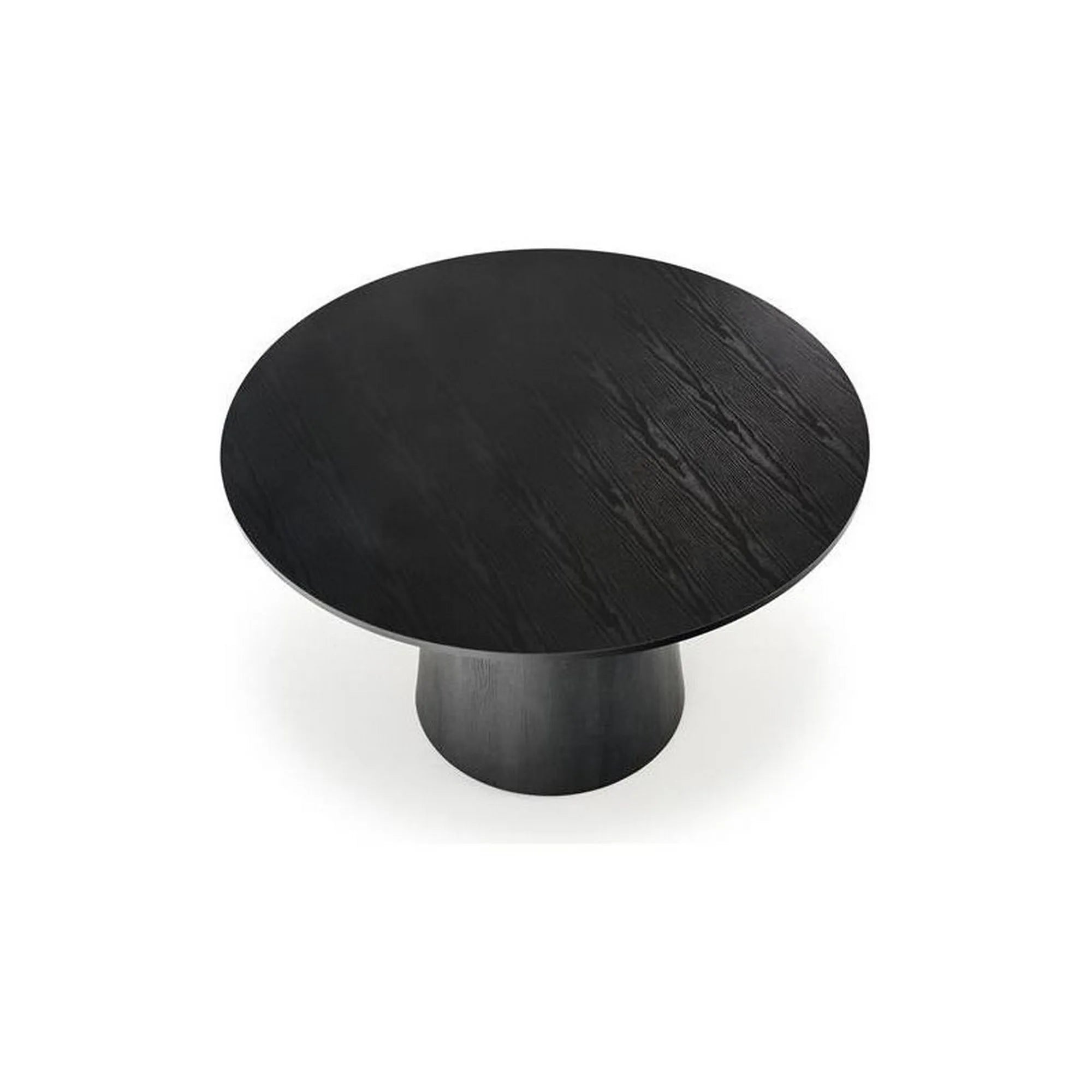 Masa GINTER, negru, 120x120x77 cm