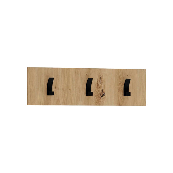 Cuier CLIF W-50, stejar artisan, PAL laminat, 50x15 cm