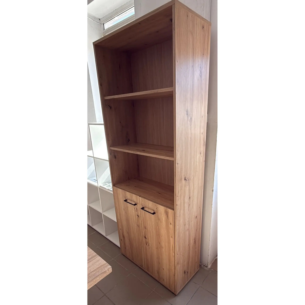 PRODUS RESIGILAT - Dulap SPACE OFFICE, stejar artisan, PAL, 80x37x203 cm