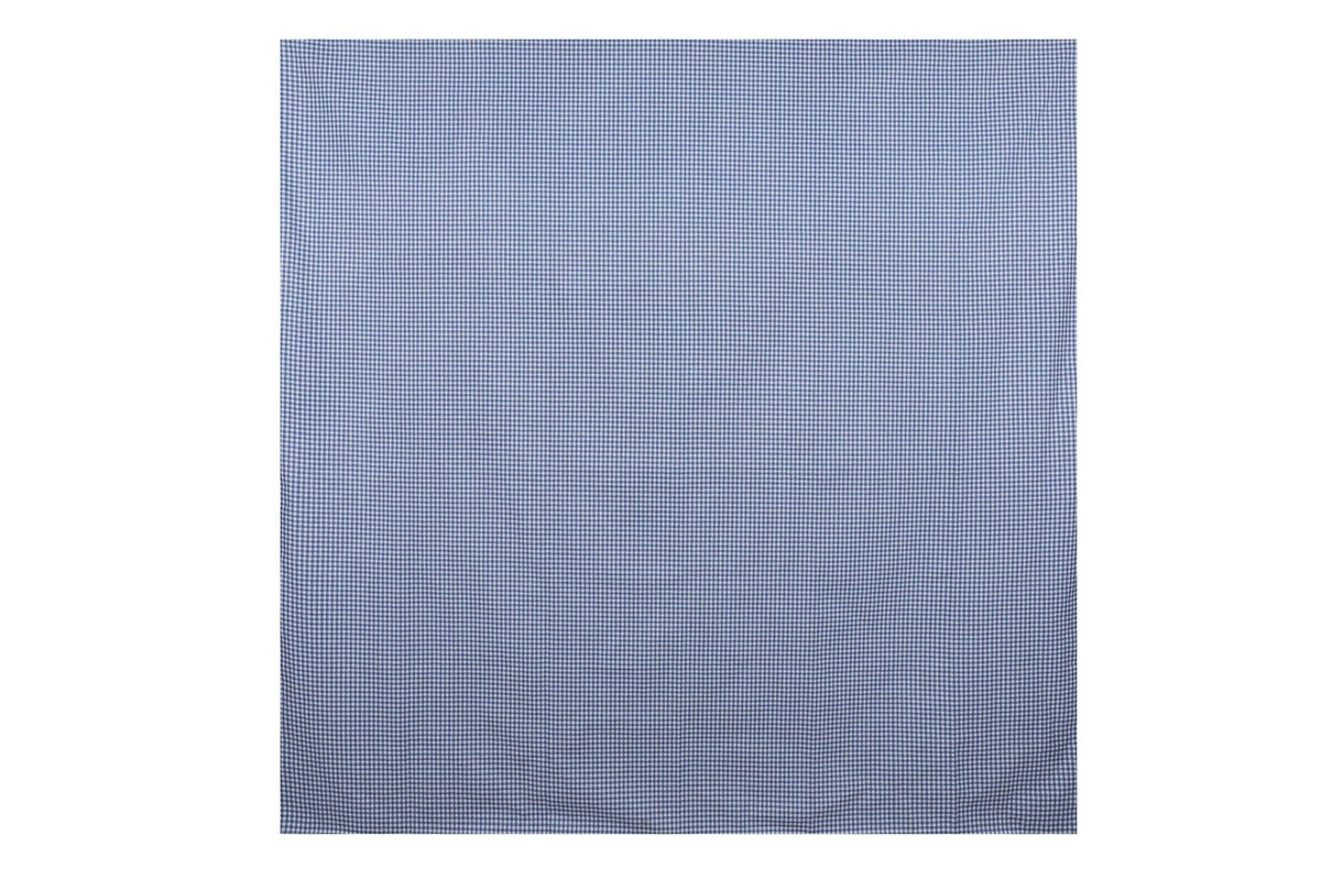 Fata de masa POTIKARELI 170, albastru/alb, bumbac, 170x170 cm