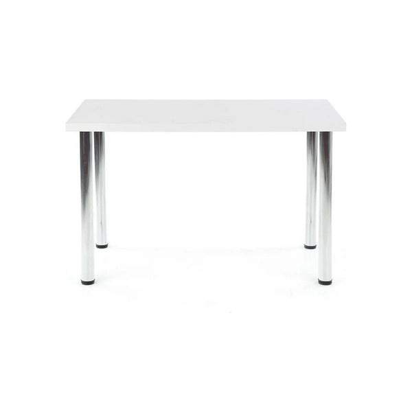 Masa MODEX, alb/crom, PAL/otel, 120x68x75 cm