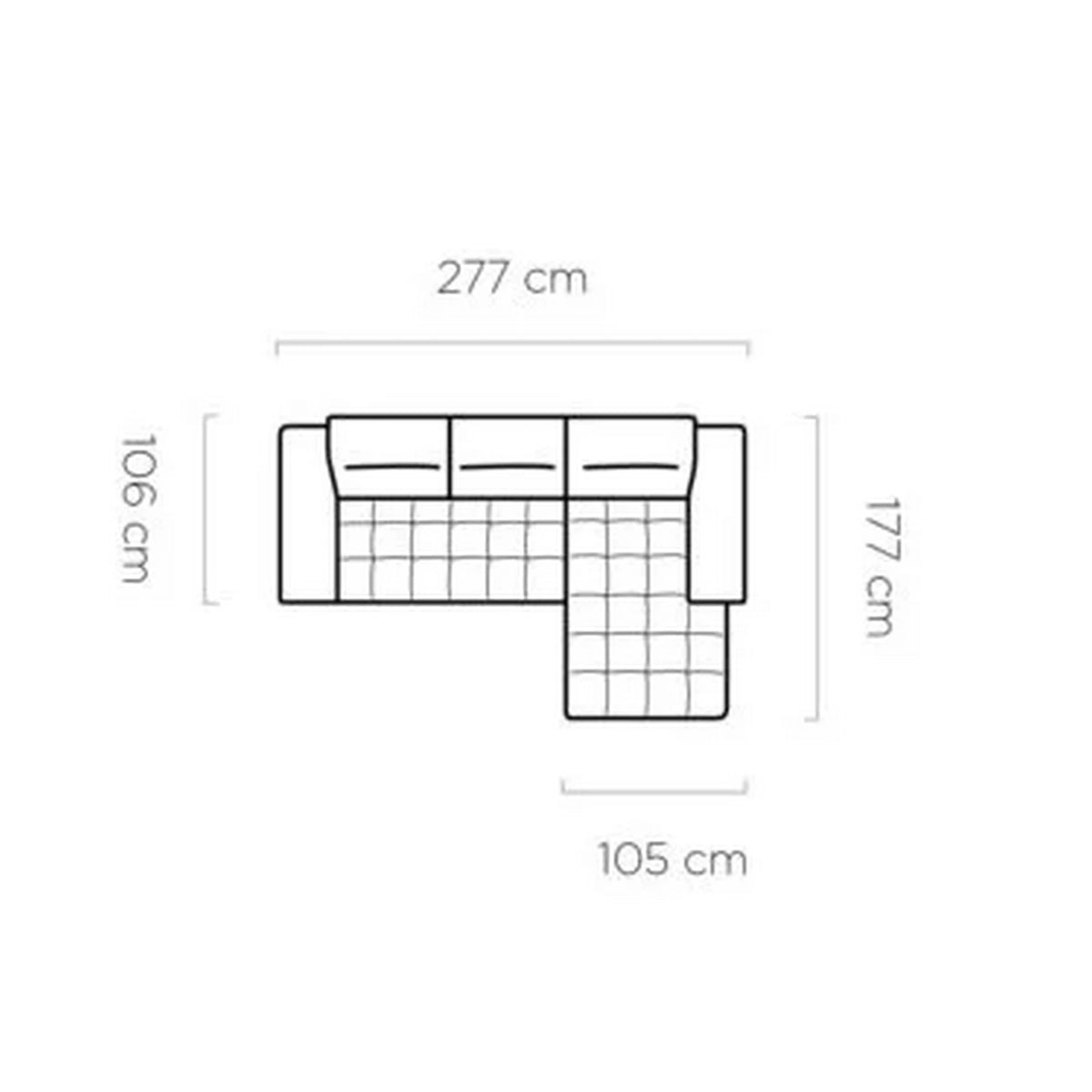 Coltar FOCUS MINI, personalizabil materiale gama Oferta Avantaj, cu reglaj electric si tetiere reglabile, 277x177x98 cm