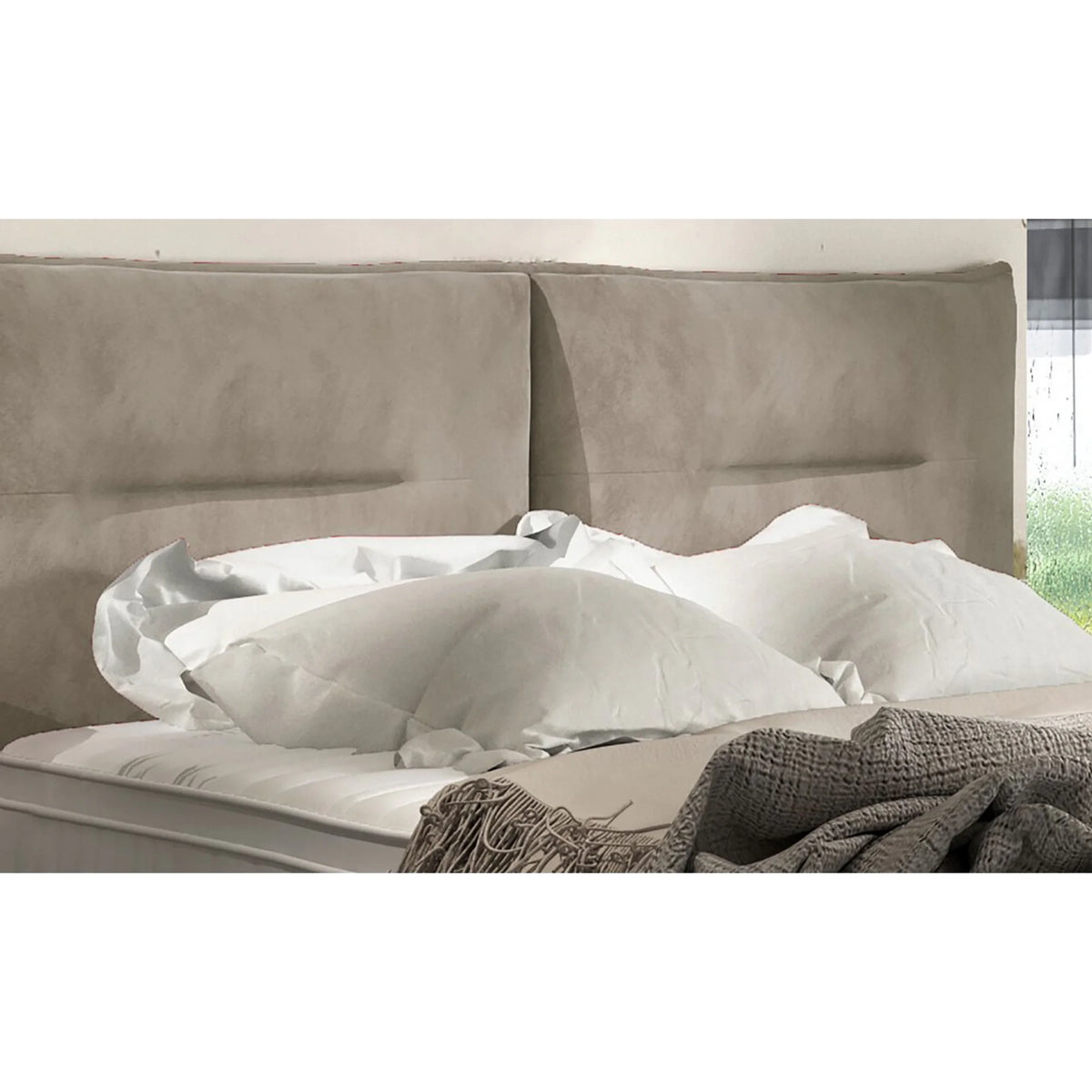 Pat FOG 180x200, personalizabil materiale gama Premium, cu suport pentru saltea