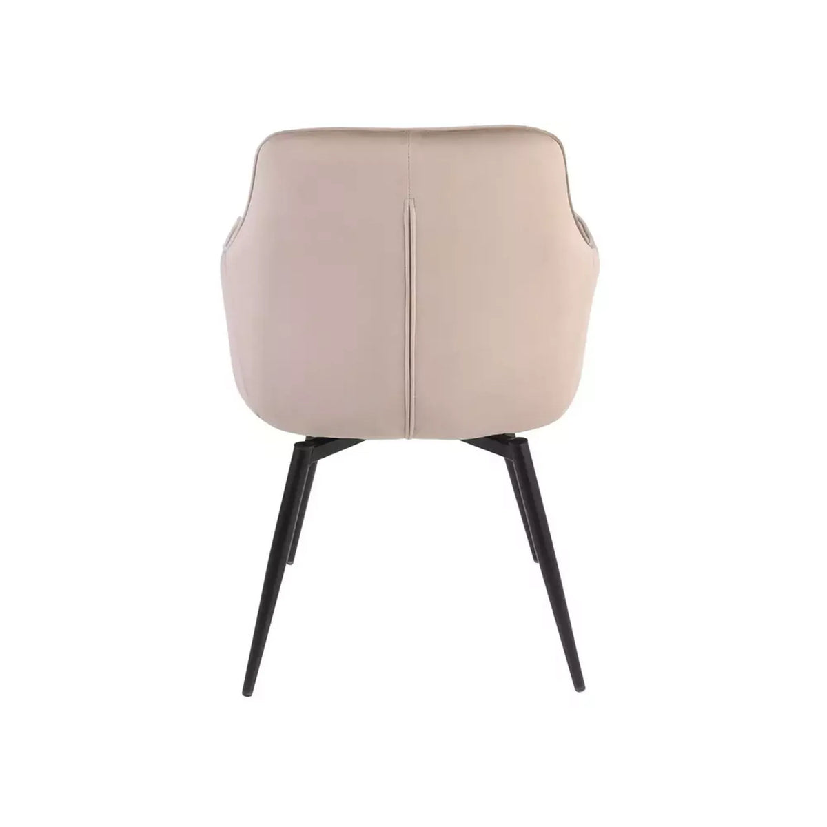 Scaun SERVIO, bej inchis - Bluvel 40, stofa catifelata/metal, 55x58x88 cm