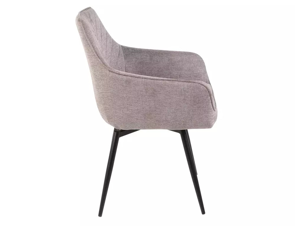 Scaun SERVIO, bej - Brego 34, stofa clasica/metal, 55x45x88 cm