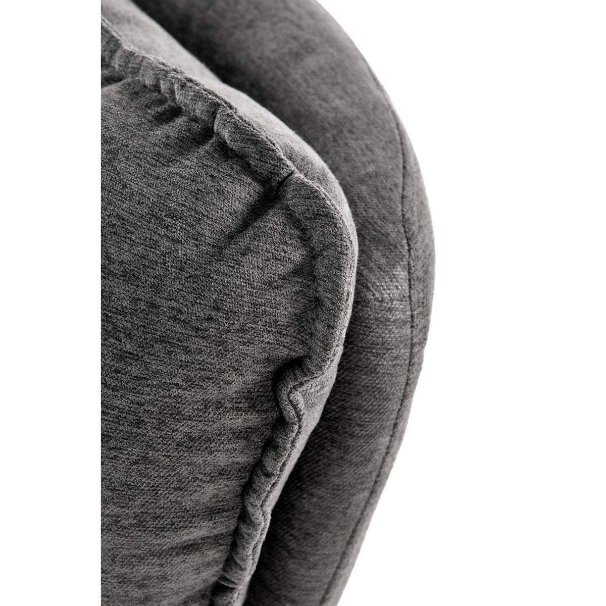 Scaun relaxare living VOLKER, gri, stofa clasica/metal, 75x88x85 cm