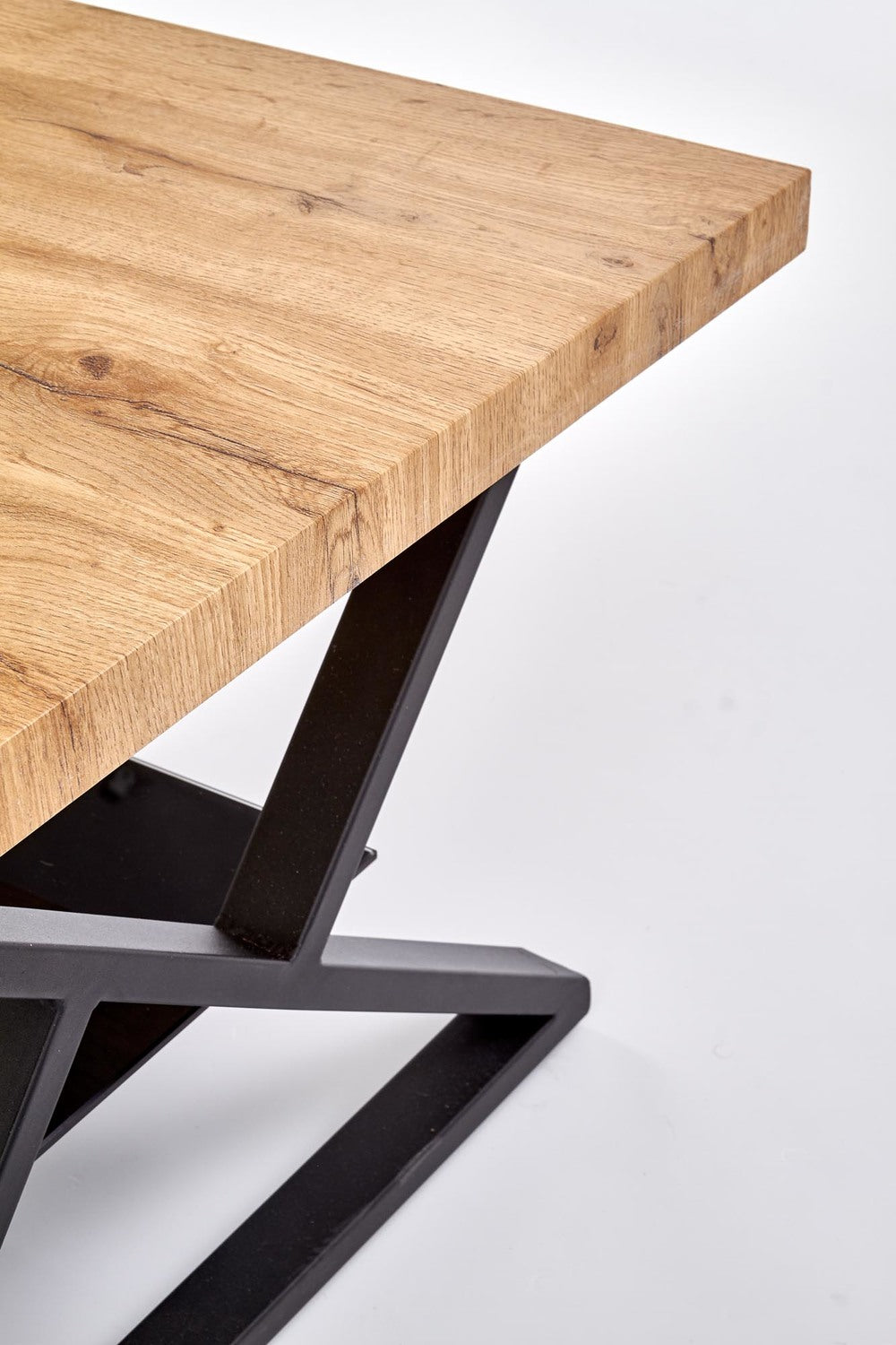 Masuta cafea XENA, negru/stejar natural, 110x60x45 cm