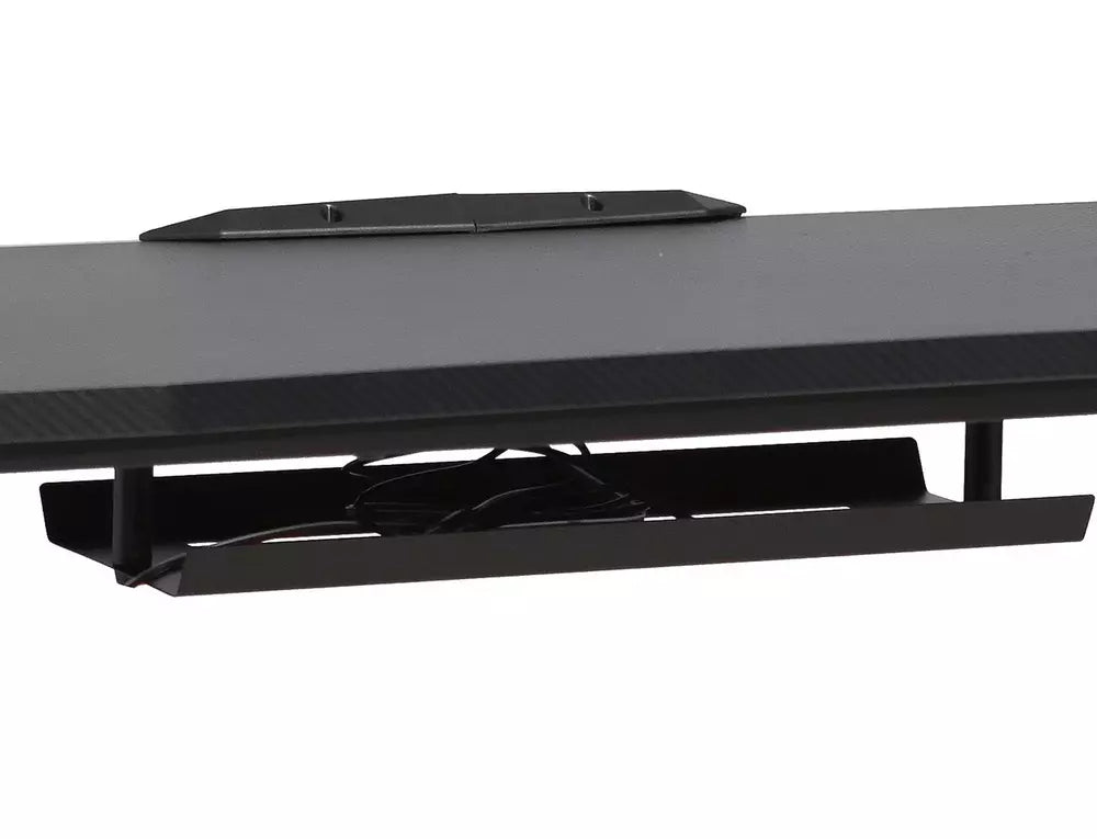 Masa birou B-216, negru, PAL/metal, 120x60x76 cm