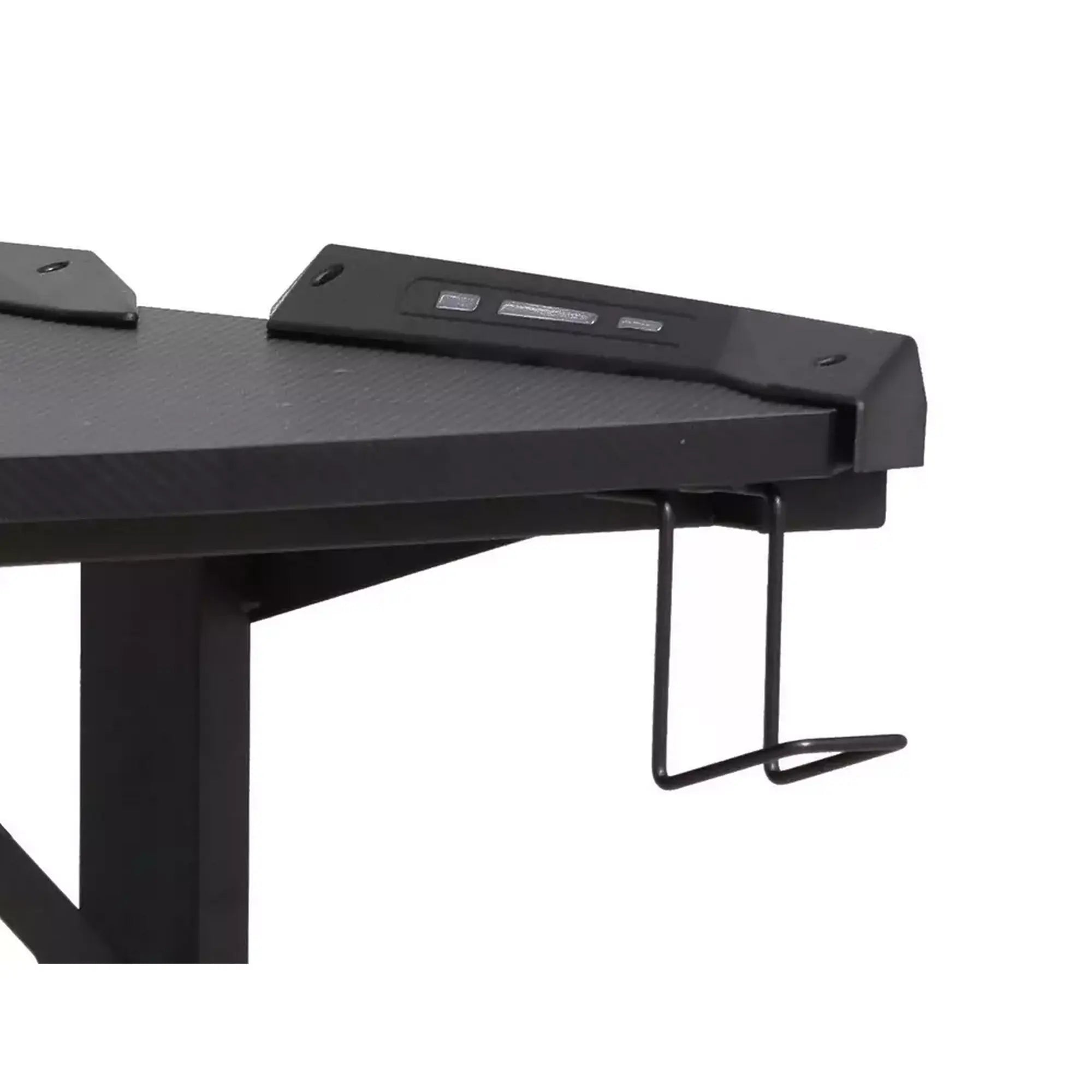 Masa birou B-216, negru, PAL/metal, 120x60x76 cm