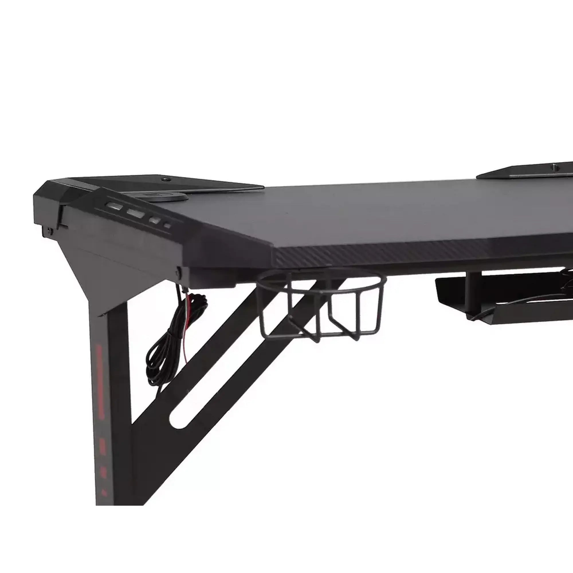 Masa birou B-216, negru, PAL/metal, 120x60x76 cm