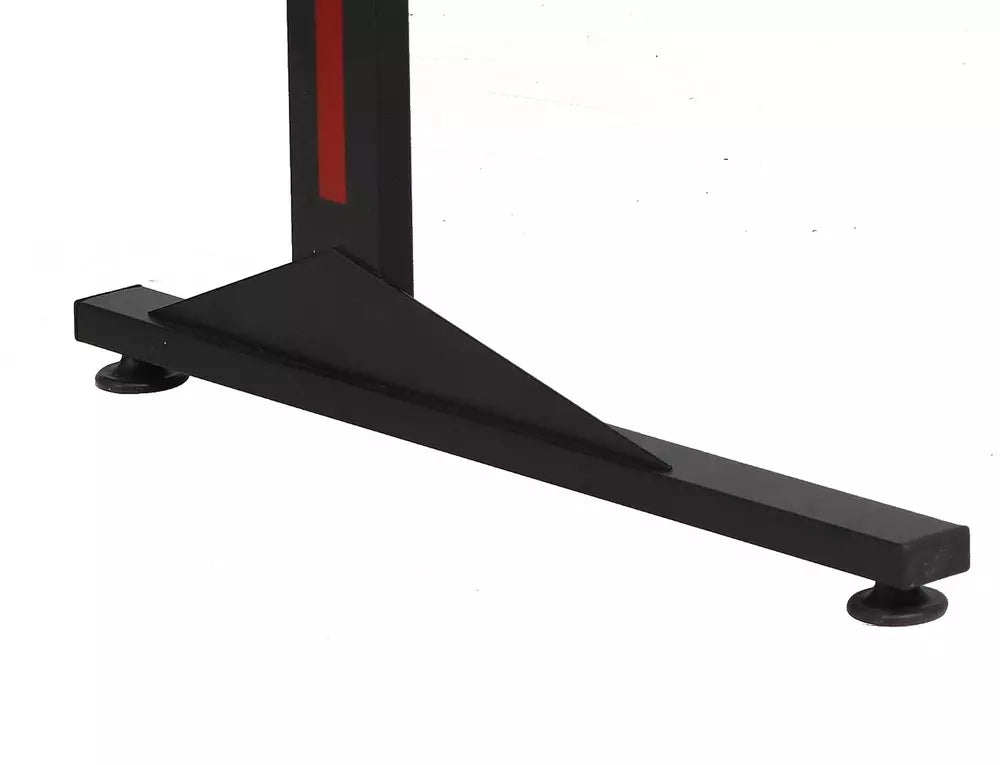 Masa birou B-219, negru, PAL/metal, 120x120x76 cm