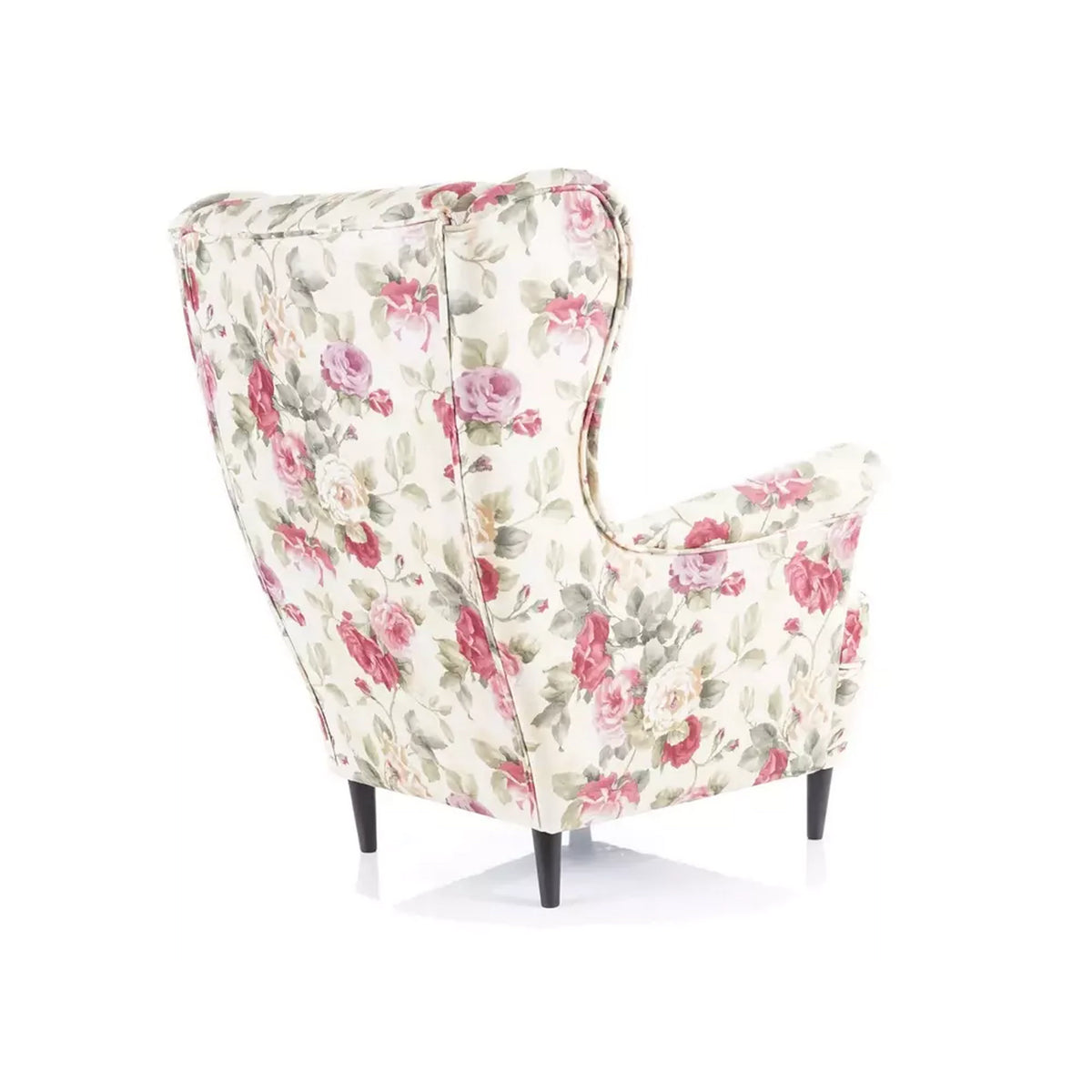 Fotoliu LORD WM 82, multicolor/wenge, stofa/lemn, 82x92x101 cm