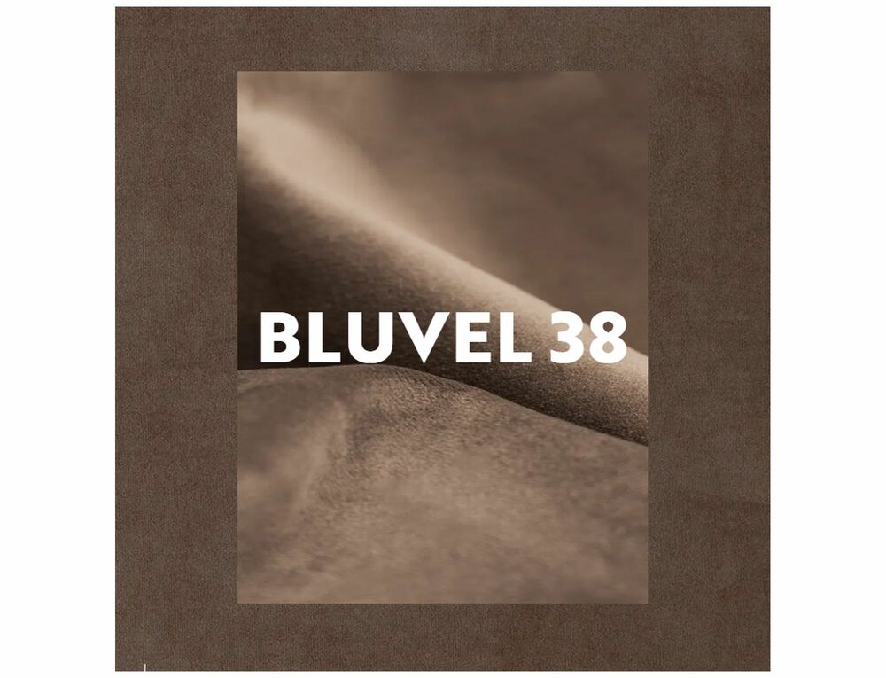 Fotoliu recliner SOLON M, stofa catifelata cappuccino - Bluvel 38, 74x86/162x106 cm