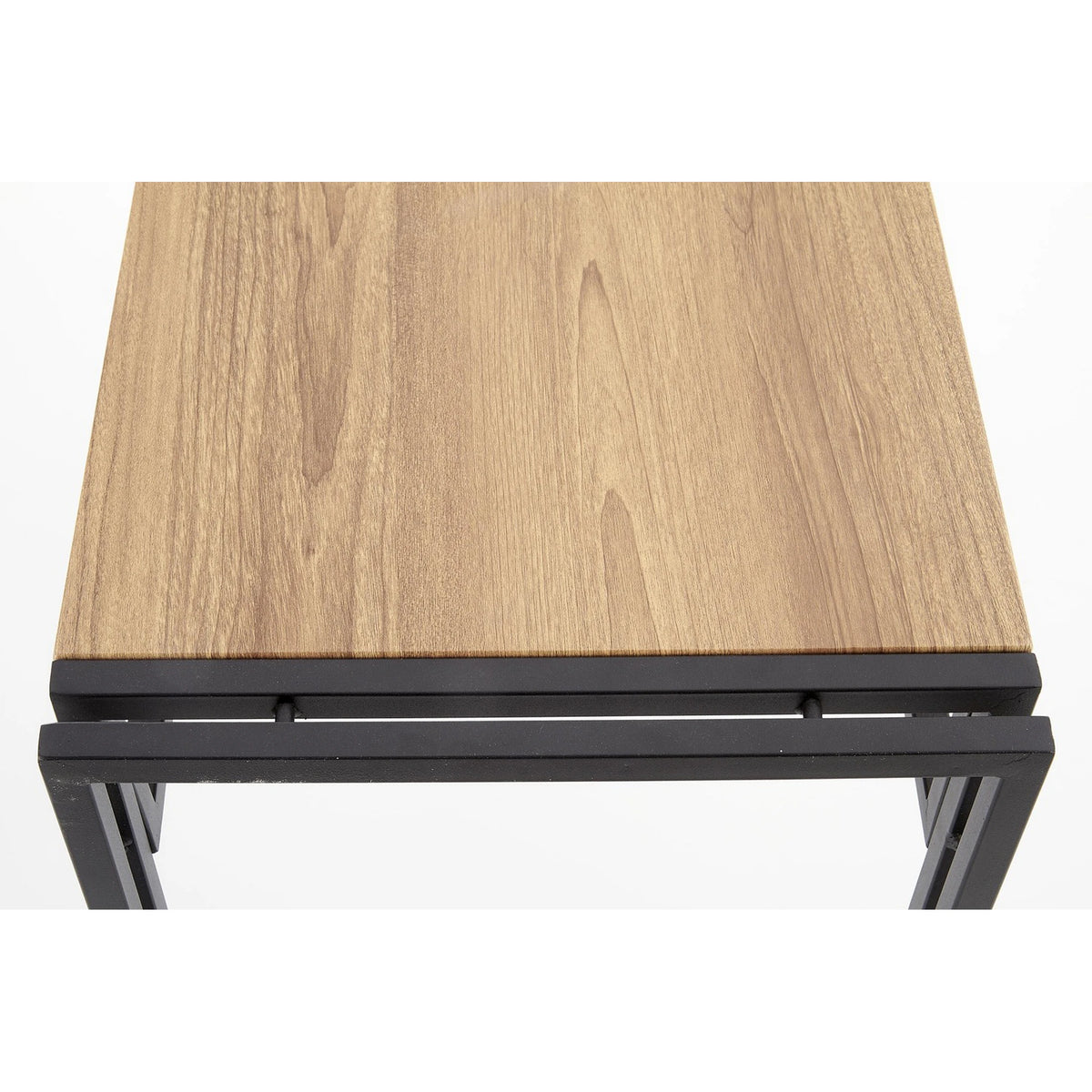 Consola BOLIVAR KN1, stejar auriu/negru, 90x35x76 cm