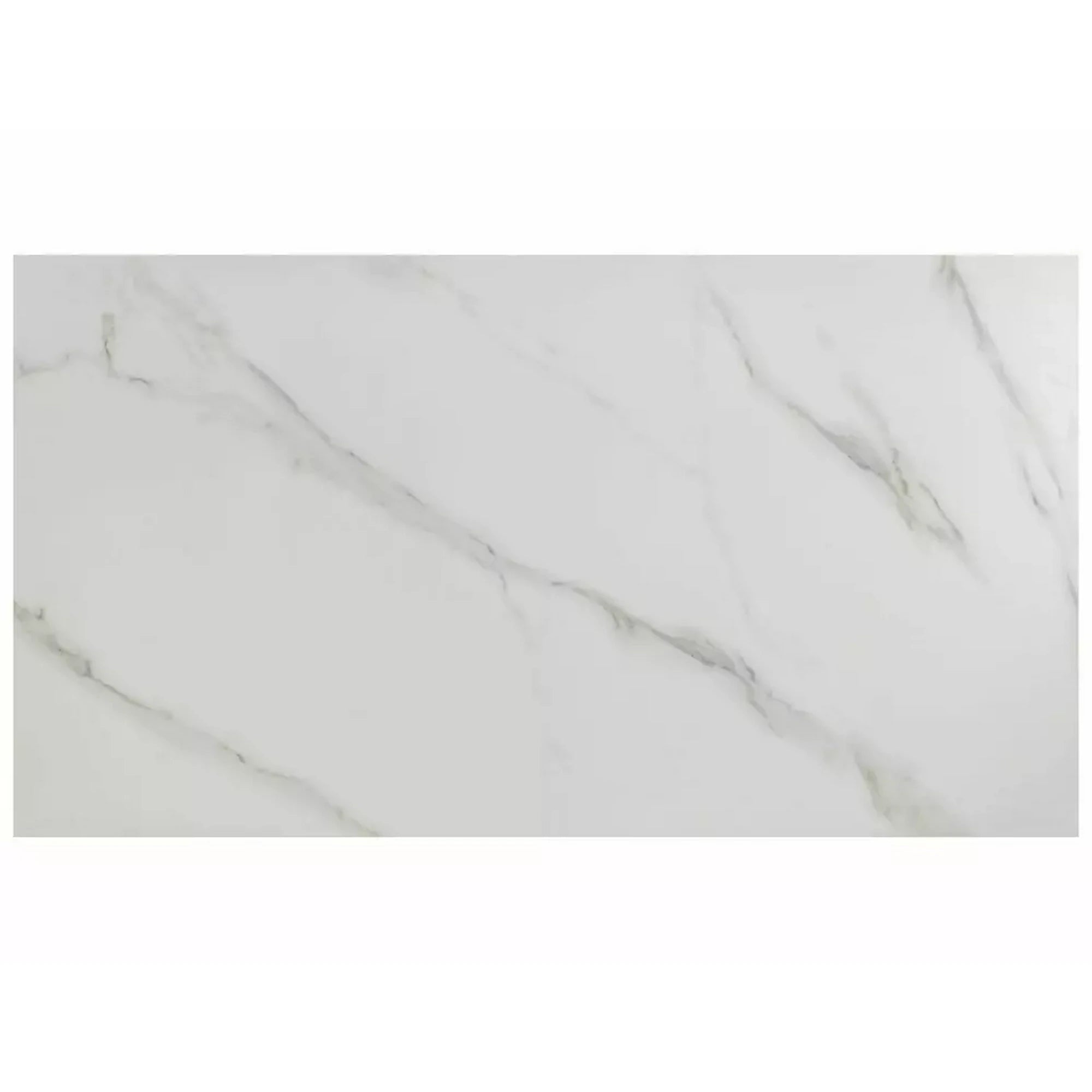 Masa extensibila SATURN II, alb cu efect de marmura, 160/210x90x76 cm