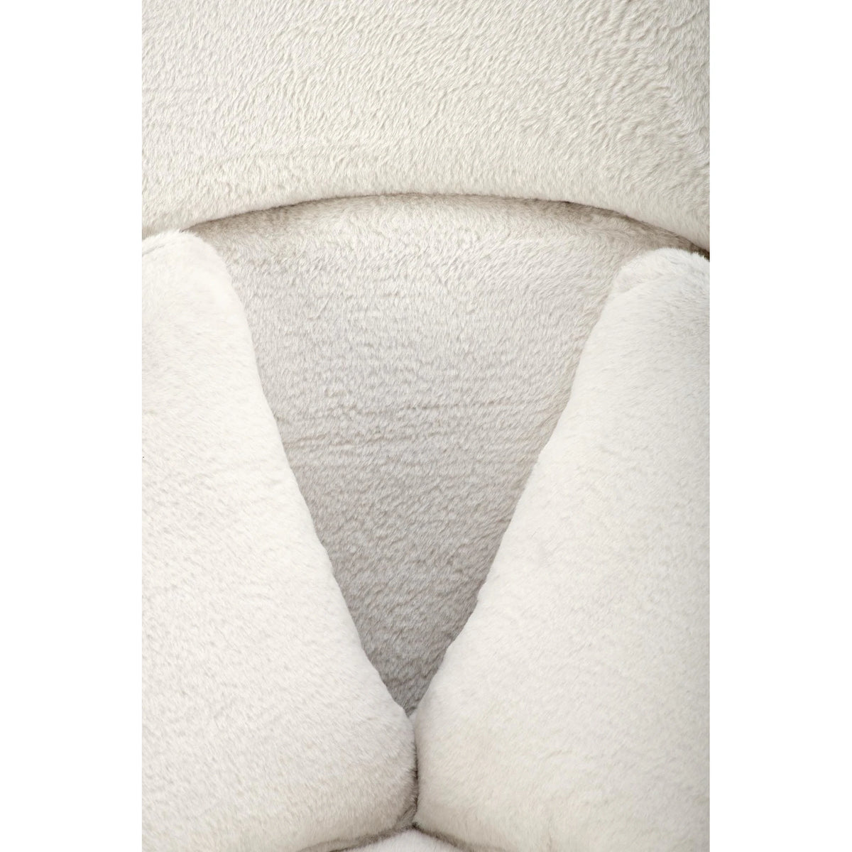 Scaun de relaxare modern MERRY, crem, stofa/otel, 80x90x95 cm