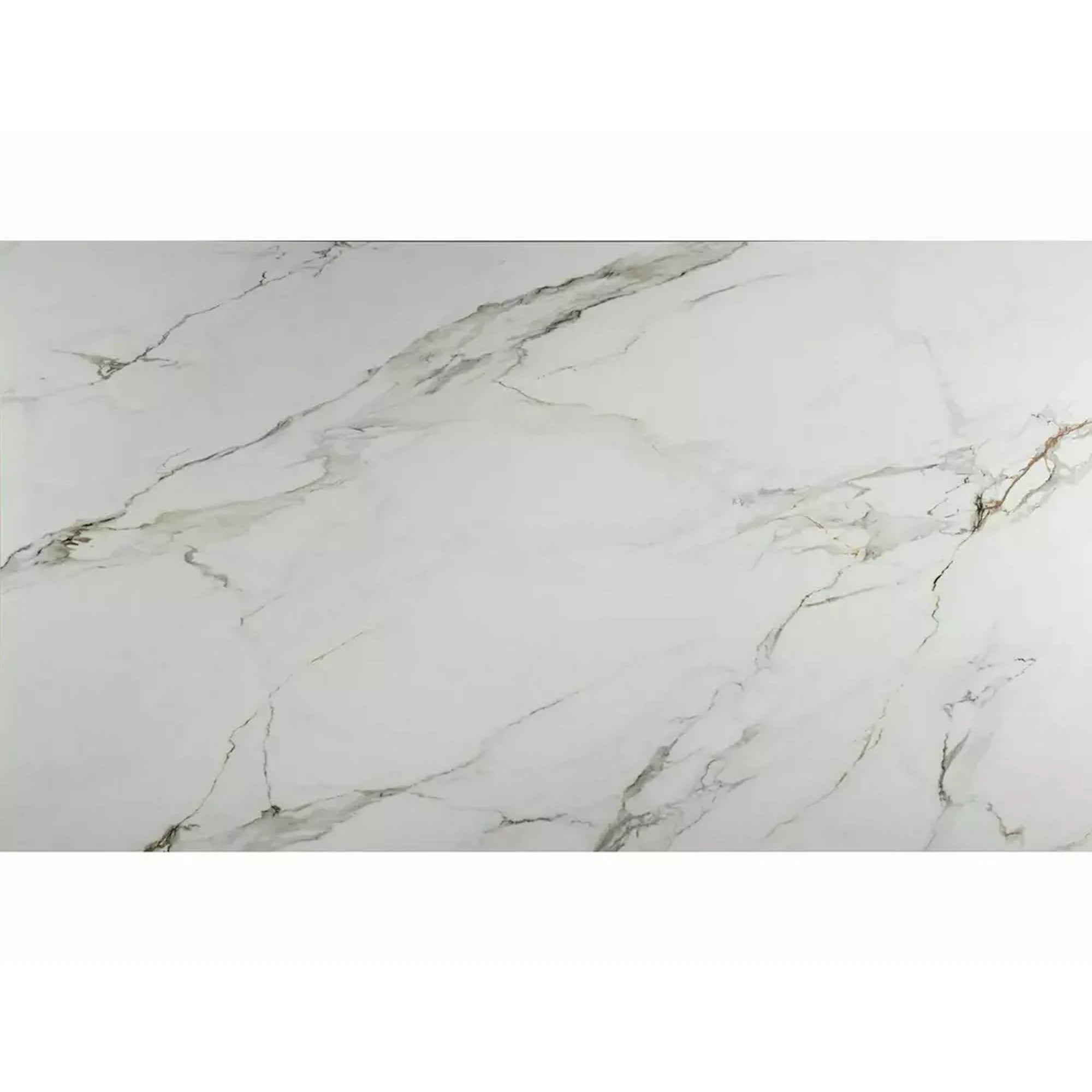 Masa extensibila GENESIS, alb cu efect de marmura/negru/stejar, 160/220x90x76 cm