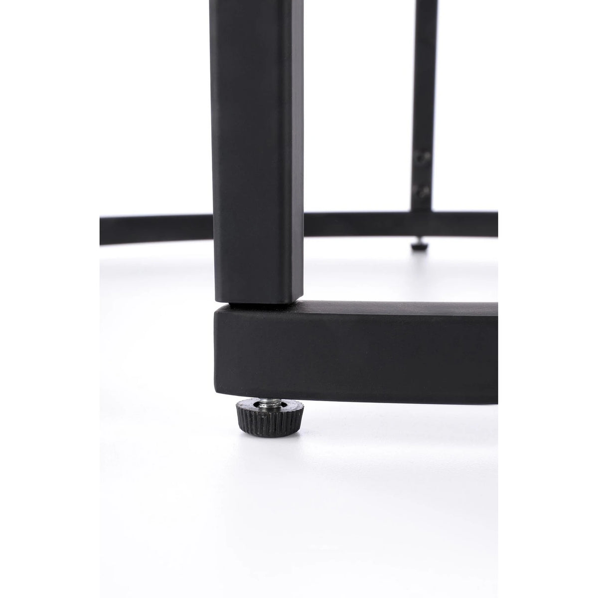 Set masute cafea OREO, nuc/negru