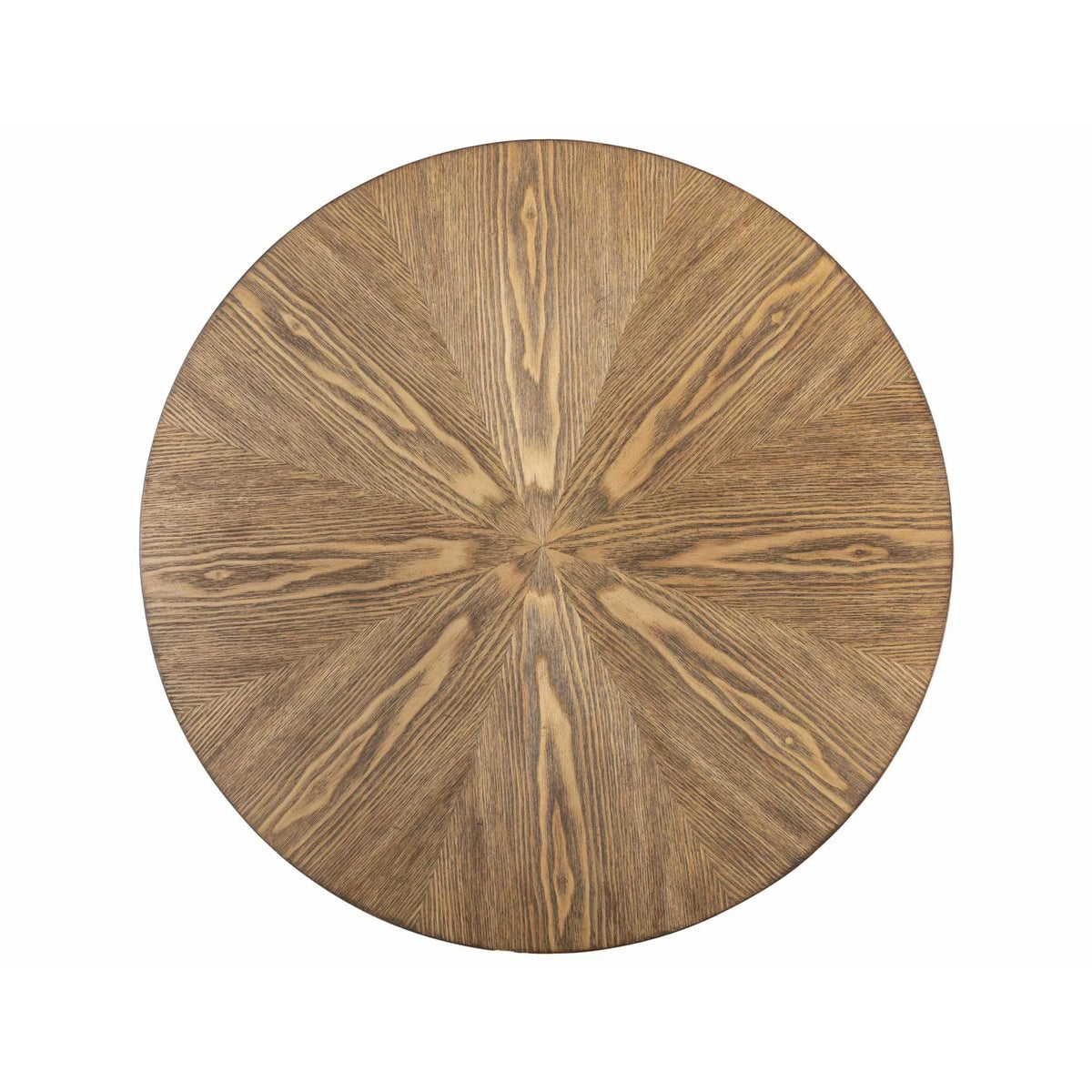 Masa rotunda lemn bucatarie AMADEO, nuc/negru, 80x80x76 cm