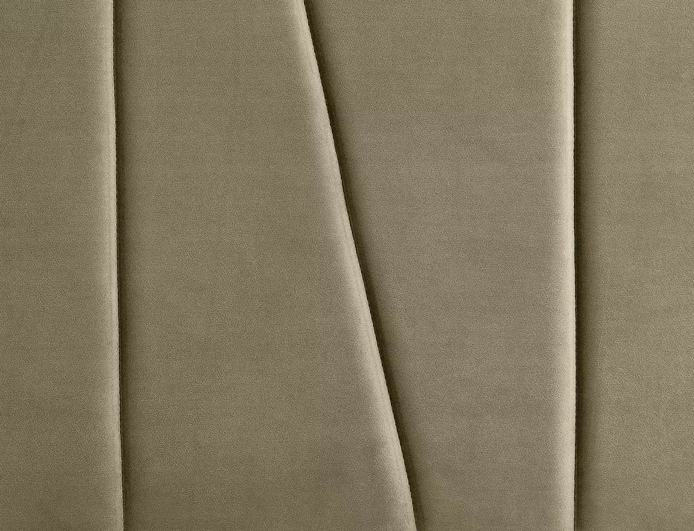 Pat SAVANA 120x200, stofa catifelata bej - Bluvel 28, suport saltea